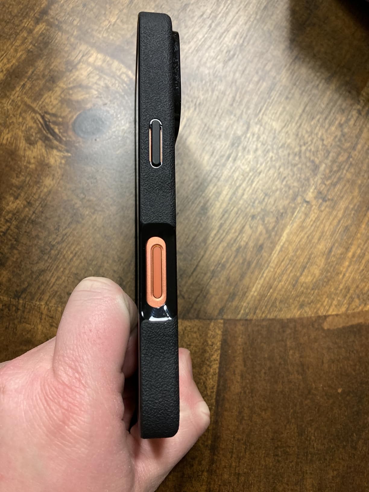 Smartish iPhone 16 Magnetic Case - Gripmunk Compatible with MagSafe [Lightweight + Protective] Slim & Thin Grip Cover with Microfiber Lining - Clearly Clear customer photo 2