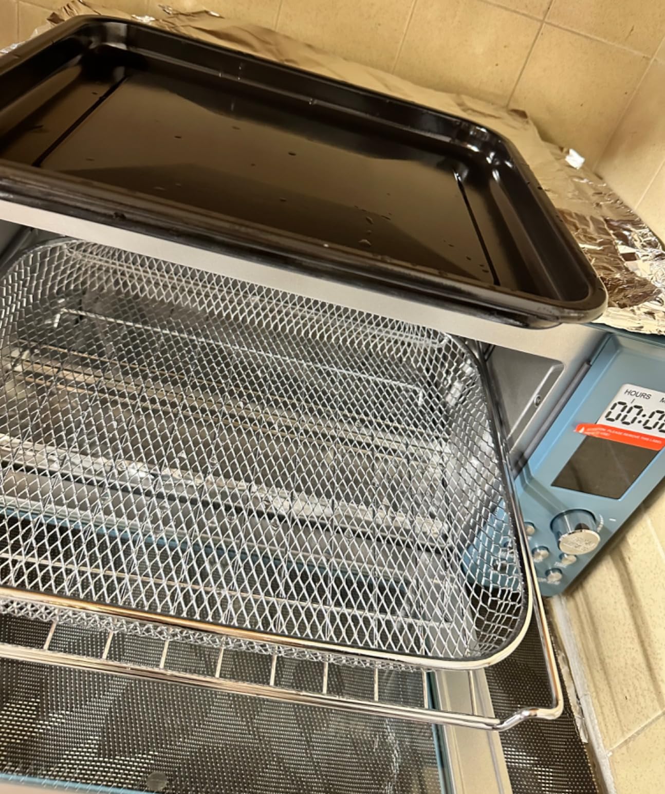 Nuwave Bravo Pro Smart 21QT Toaster Oven Air Fryer Combo, Convection Oven Countertop, 10-in-1 Functions, 50-450F, 1800W, Stainless Steel customer photo 2