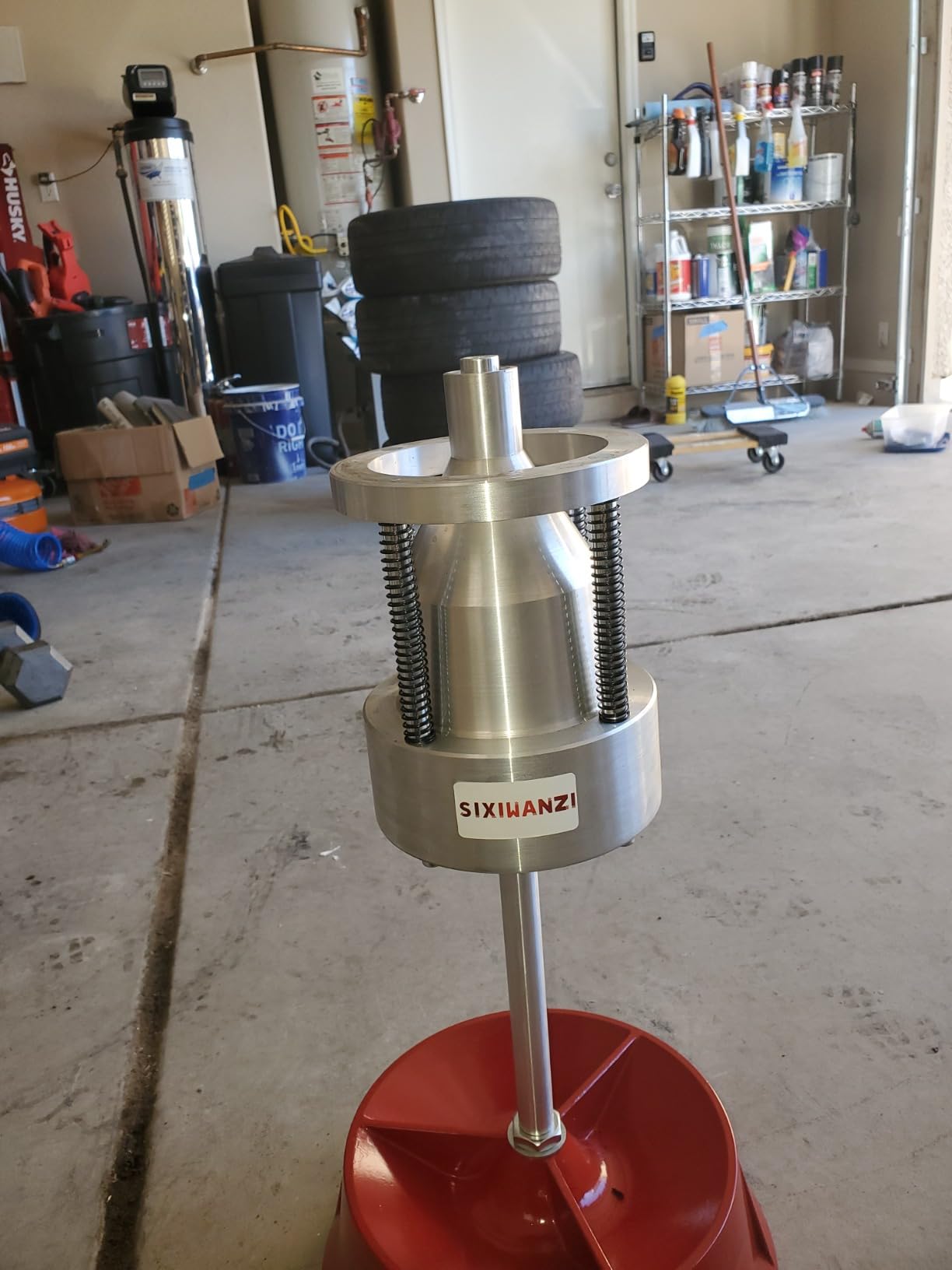 SIXIWANZI Tire Balancer, Portable Bubble Wheel Balancer customer photo 1