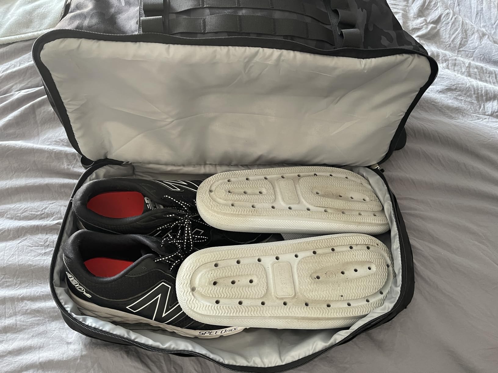 Gym Bag for Men Women, Carry on Luggage 22x14x9 Airline Approved Duffle Bag customer photo 1