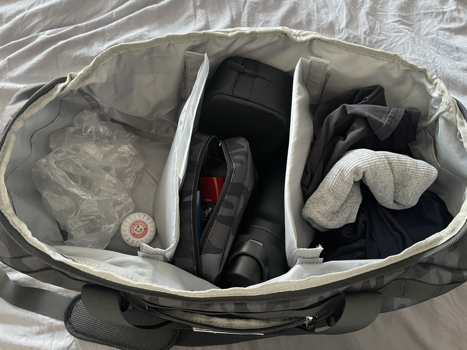 Gym Bag for Men Women, Carry on Luggage 22x14x9 Airline Approved Duffle Bag customer photo 2