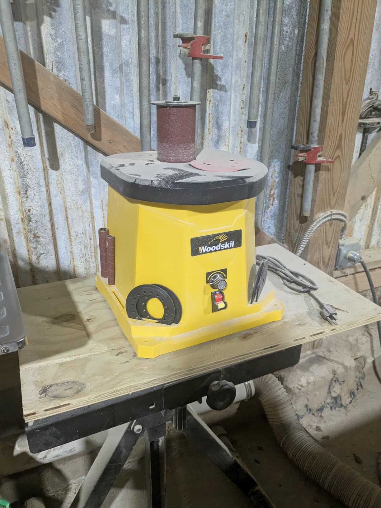 4A Variable Speed Oscillating Belt and Spindle Sander - 4x24