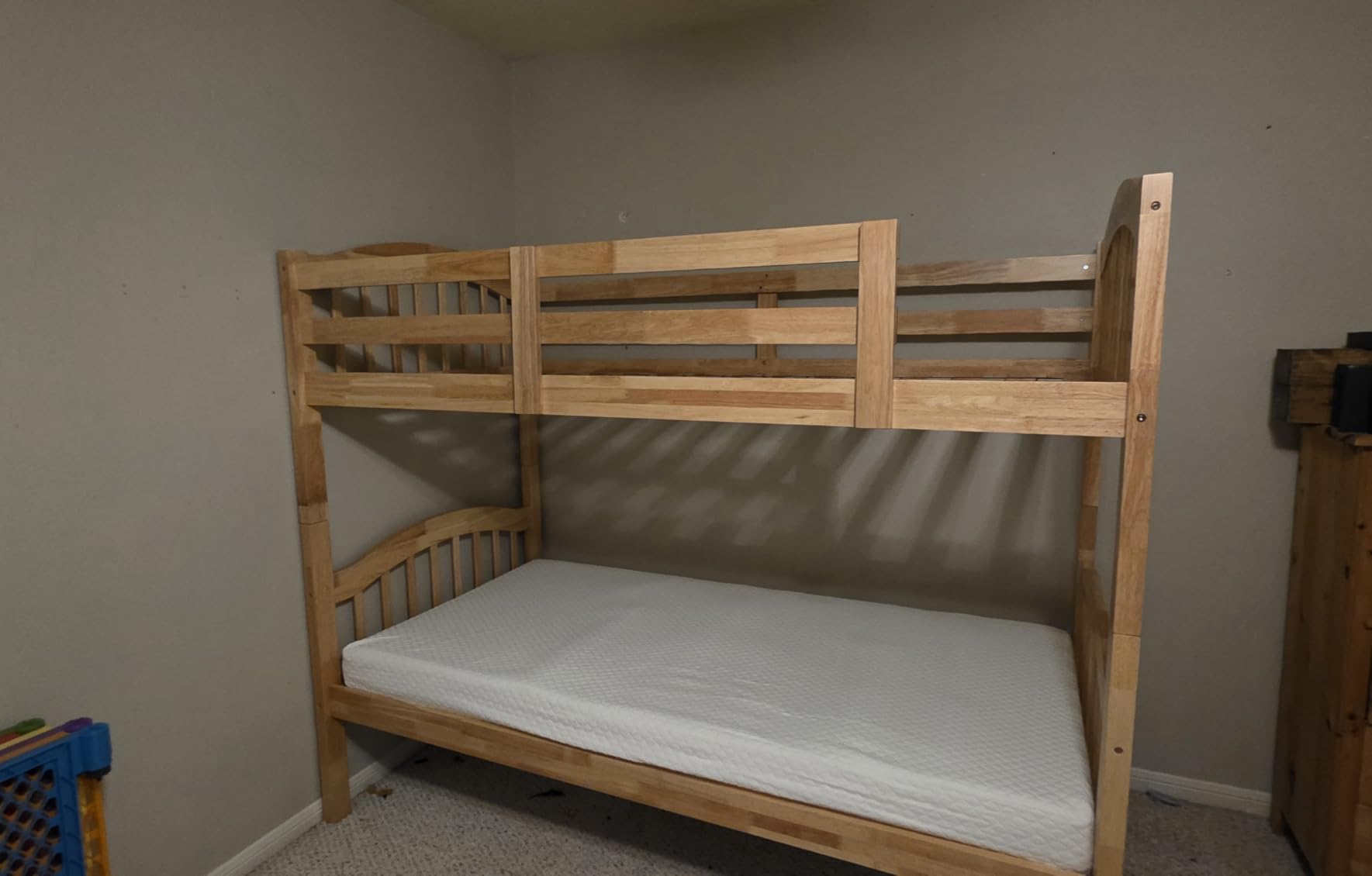 Storkcraft Long Horn Twin-Over-Twin Bunk Bed (Natural) - GREENGUARD Gold Certified, Converts to 2 Individual Twin beds customer photo 1