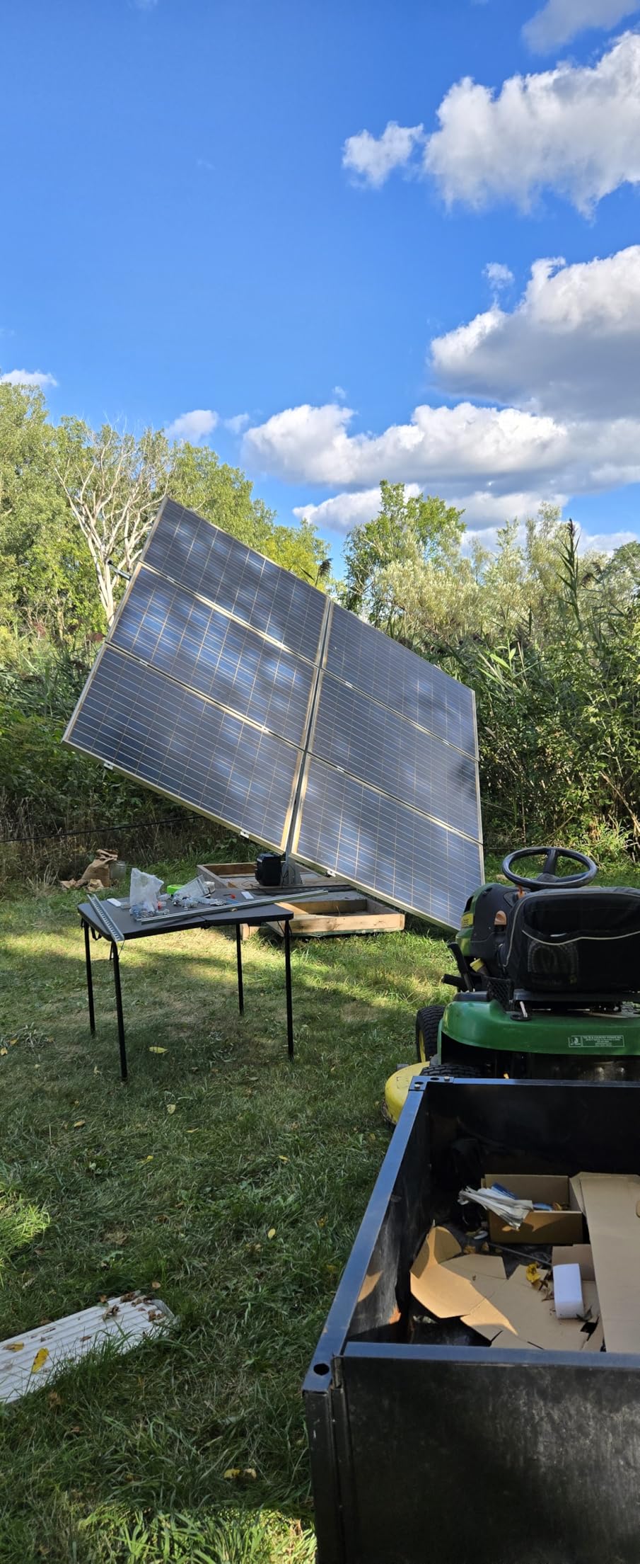 ECO-WORTHY Solar Panel Single Axis Tracking System (Increase 30% Power) with Tracker Controller, High Stability, Multi-Angle Adjustment, Ideal for Different Solar Panels, for Yard/Farm/Field/Garden customer photo 2