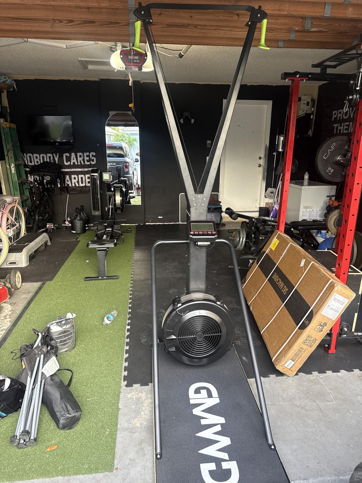 GMWD Ski Exercise Machine, Indoor Aerobic Wind Resistance Machine, Indoor Strength Training Home Gym Equipment customer photo 1