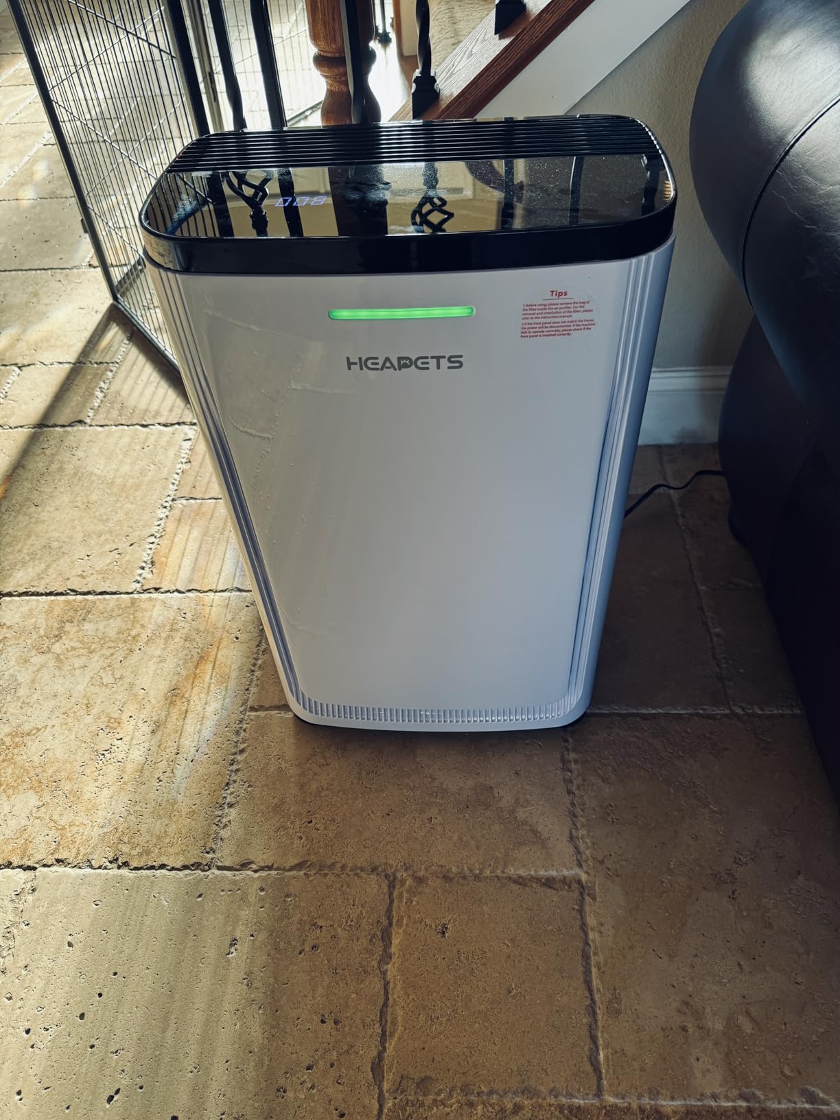 Pet Air Purifier Large Home 4200 sq ft, Suck up Floating Cat Dog Hair Dander, 7-Stage H13 HEPA Anion Activated Carbon Filter, Air Purifiers with APP for Odor Allergies Smoke Dust, Zero Ozone, P339 customer photo 1