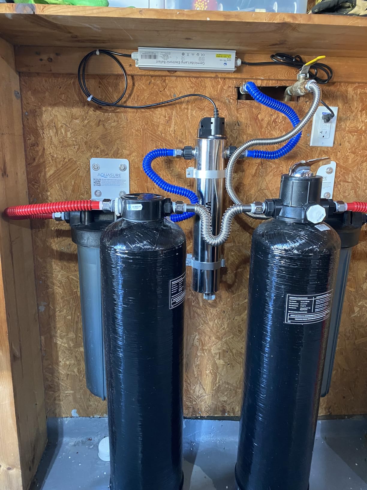 Aquasure Serene Lite Whole House Salt-Free Water Conditioning Descaler System with Triple Purpose Pre-Treatment Filter (800,000 Gallons Salt-Free System) customer photo 2