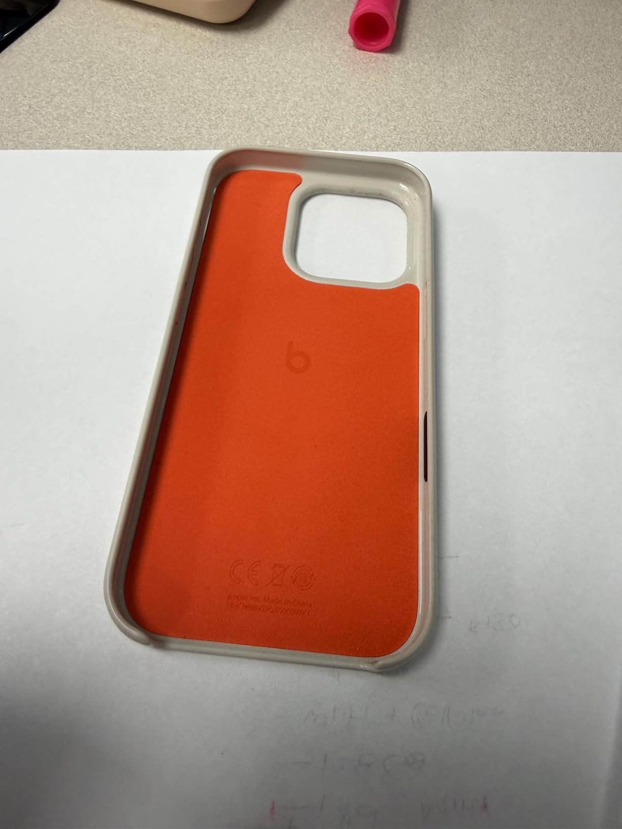 Beats iPhone 16 Pro Case with MagSafe and Camera Control, Scratch-Resistant Protective Cover, Slim Fit, Microfiber Lining - Summit Stone customer photo 2