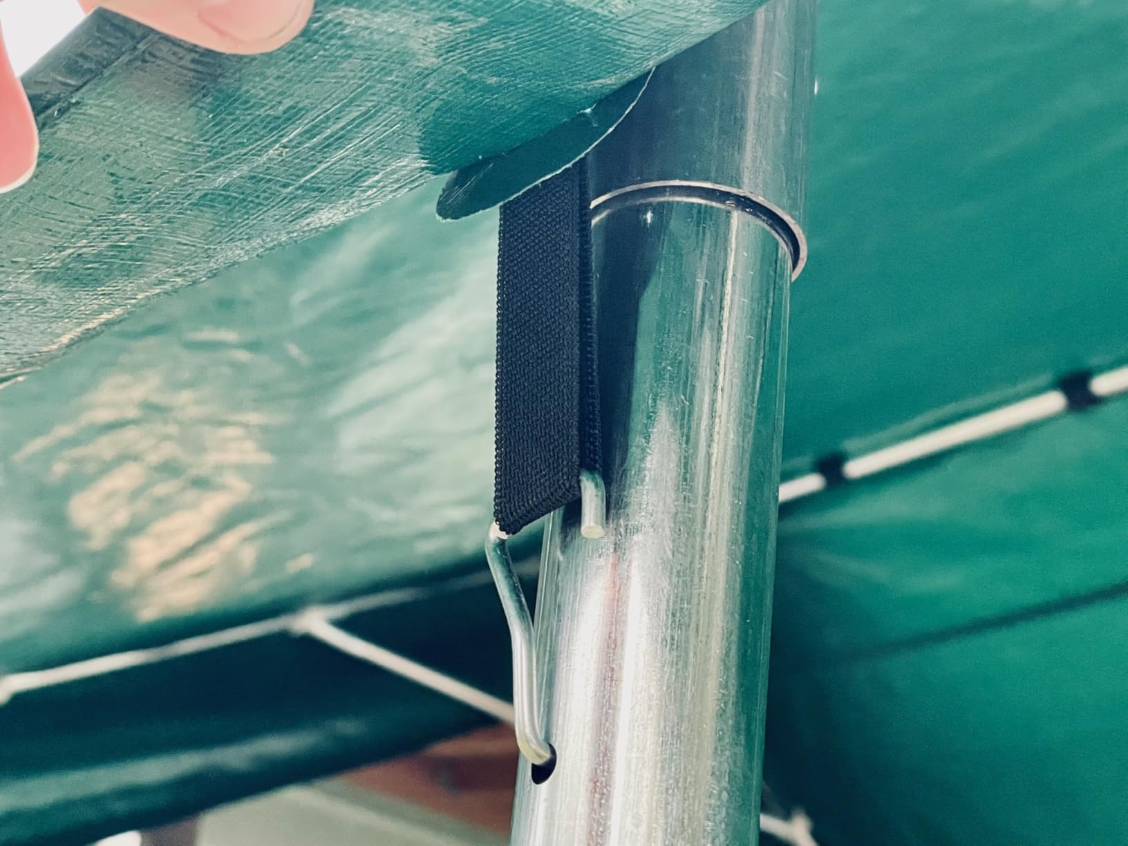ADVANCE OUTDOOR 10x15 ft Heavy Duty Carport Potable Car Canopy Garage Party Tent Boat Shelter, Adjustable Height from 9.5 ft to 11 ft, Green customer photo 1