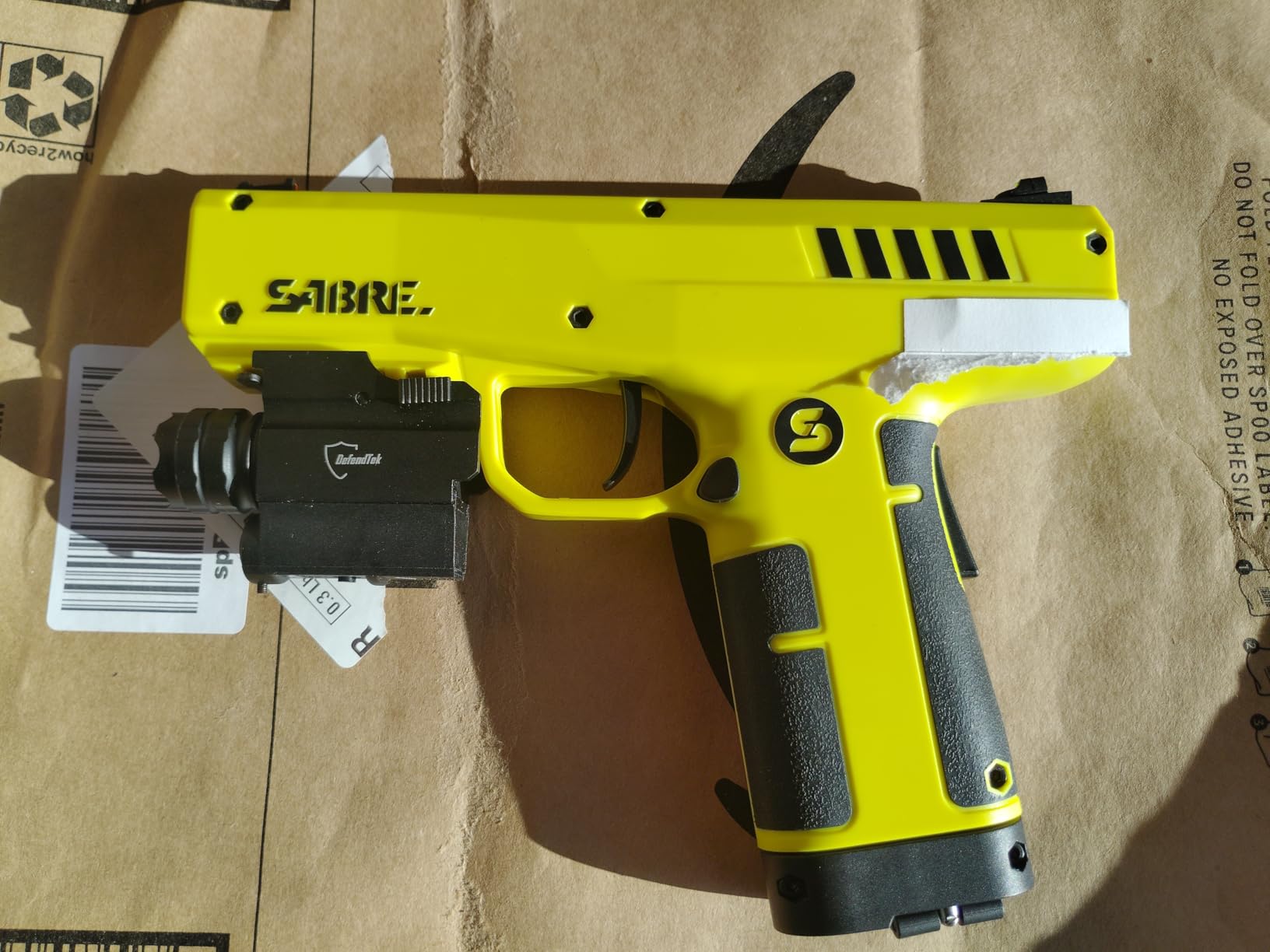 Sabre Home Defense Projectile Launcher, Large Size with (7) 0.68 Cal. Impact Projectiles, 40% More Stopping Power for Extra Home Protection, Holds Up to 7 Projectiles customer photo 1