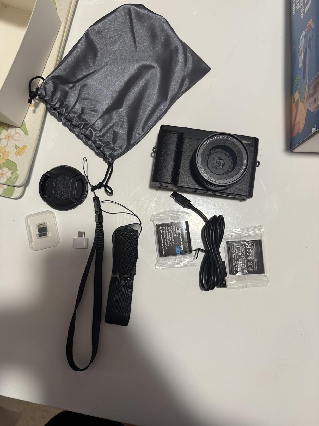 4K Digital Camera for Photography Autofocus, 48MP Vlogging Camera for YouTube with 3