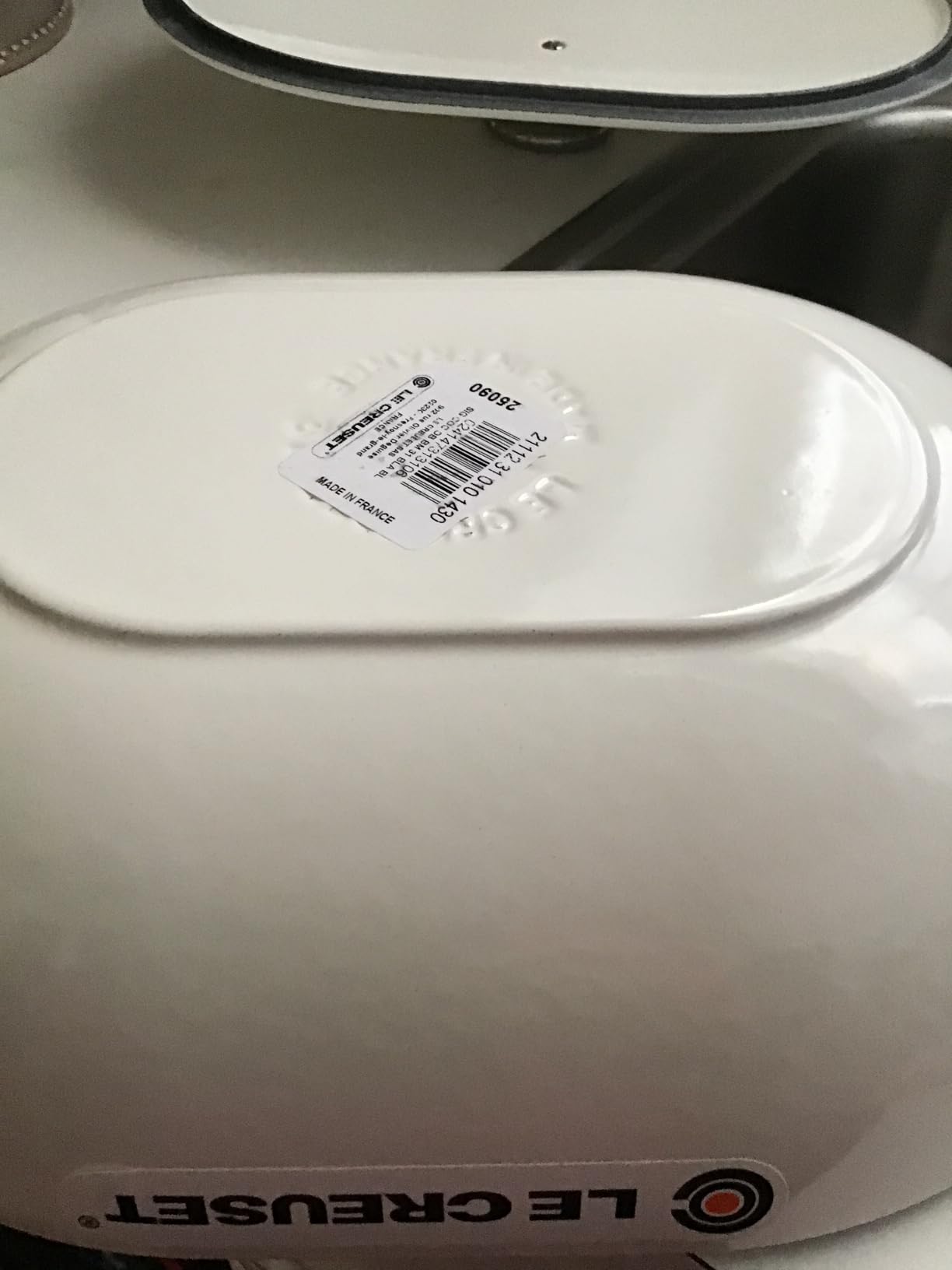 Le Creuset Enameled Cast Iron Signature Oval Casserole with Lid, 3.75 qt., Licorice customer photo 2