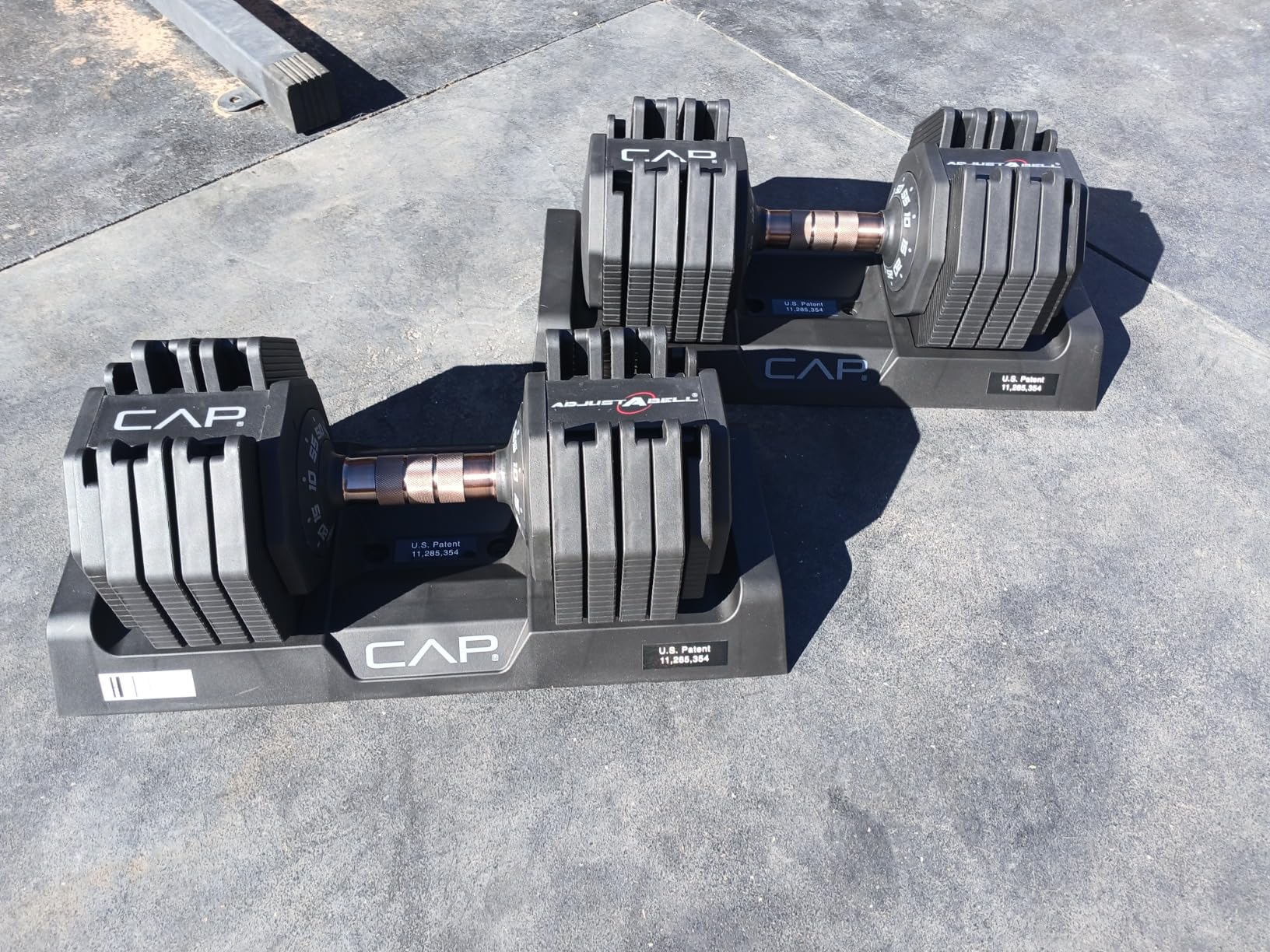 CAP ADJUSTABELL Adjustable Dumbbell Weights - Singles & Pairs | 12.5 lb, 25 lb & 55 lb | Multiple Handle Options customer photo 2