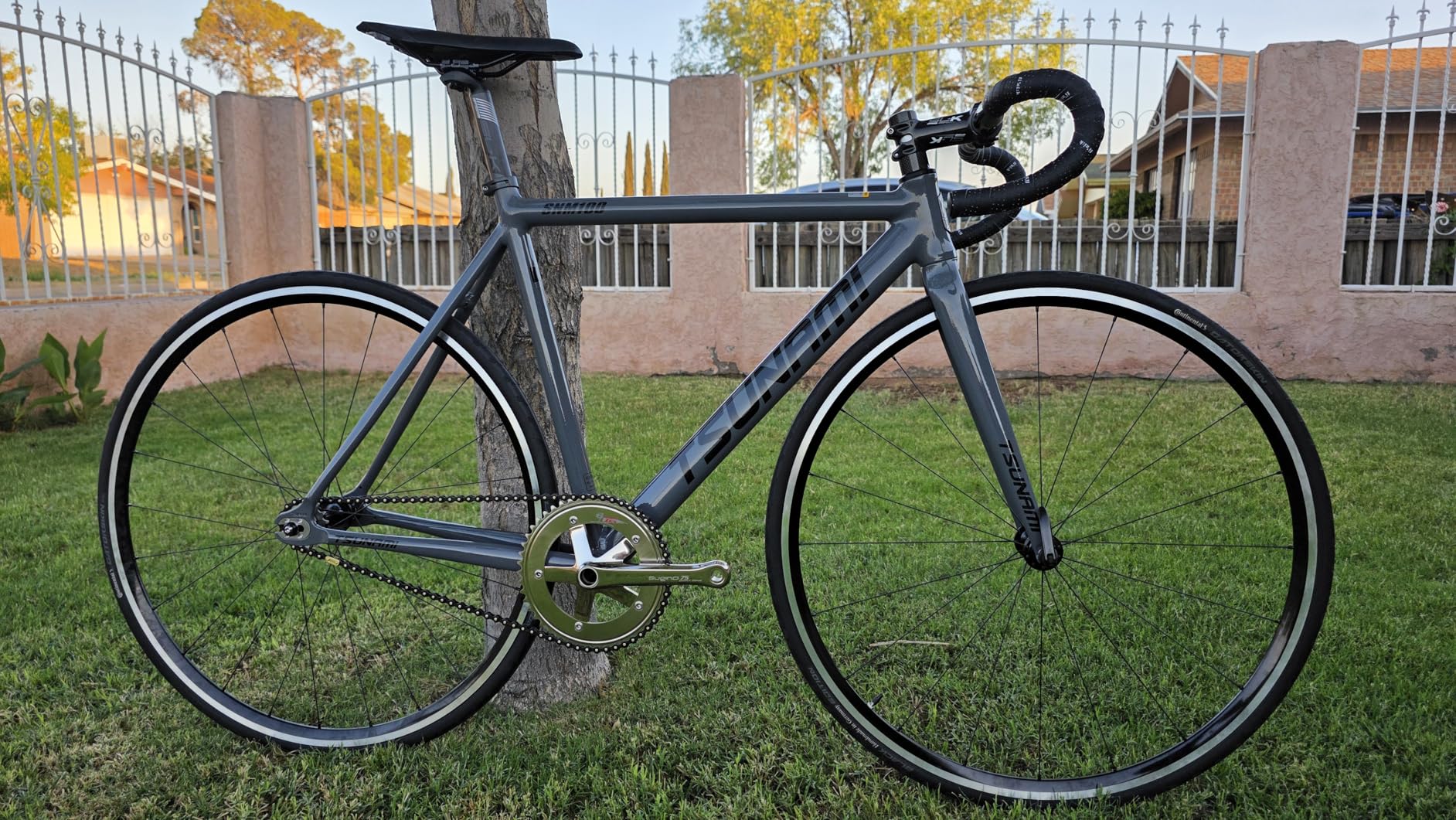 700C Fixed Gear Bike Frameset 49CM 52CM 55CM 58CM Aluminum Alloy Racing Track Bike Frame customer photo 1