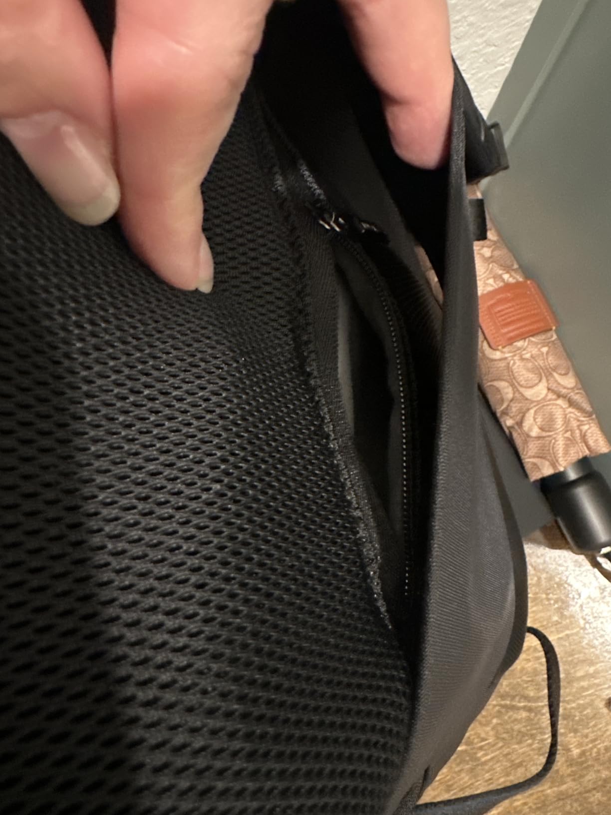 The Everywhere Zip Backpack - Personal Item Airline Approved Backpack with 16 Inch Padded Laptop Sleeve, Water Bottle Pocket, Interior and Exterior Pockets - Jet Black customer photo 2