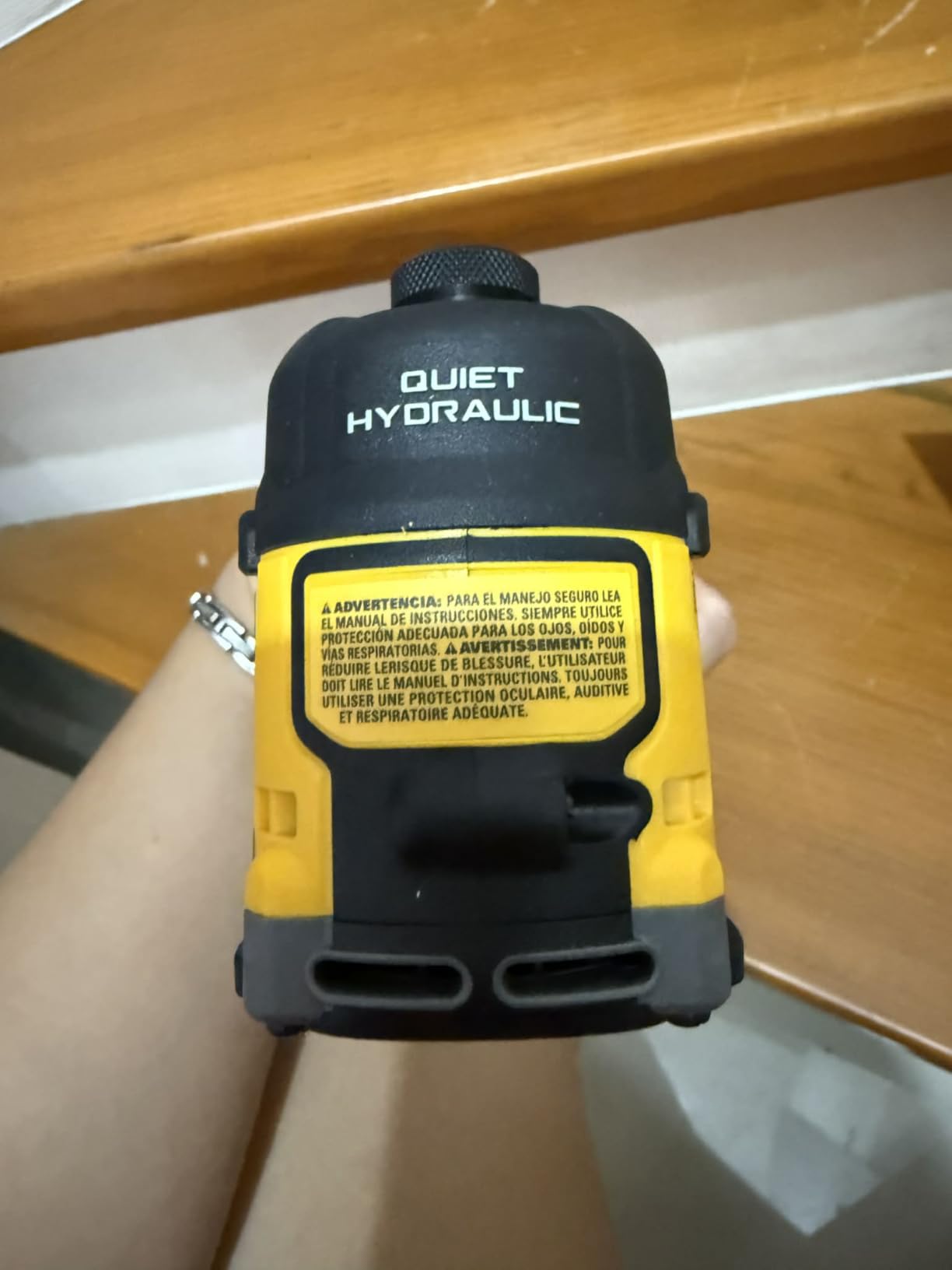 DEWALT 20V MAX 1/4 Inch Hydraulic Impact Driver,Quiet, Brushless Cordless XR Extreme Runtime, LED Halo Ring, Tool Only (DCF870B) customer photo 1