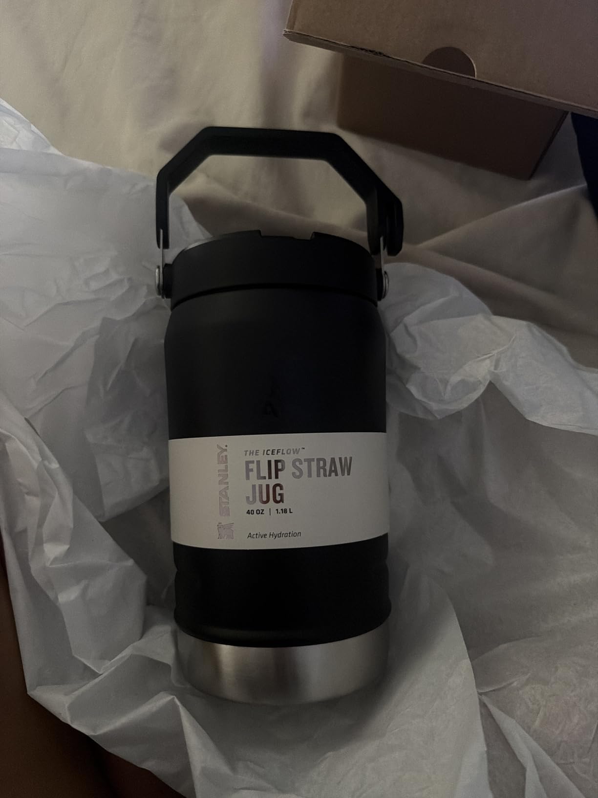 Stanley IceFlow 2.0 Flip Straw Jug with Handle 96 oz | Twist On Lid and Flip Up Straw | Leakproof for Travel and Sports | Insulated Stainless Steel | BPA-Free | Frost customer photo 2