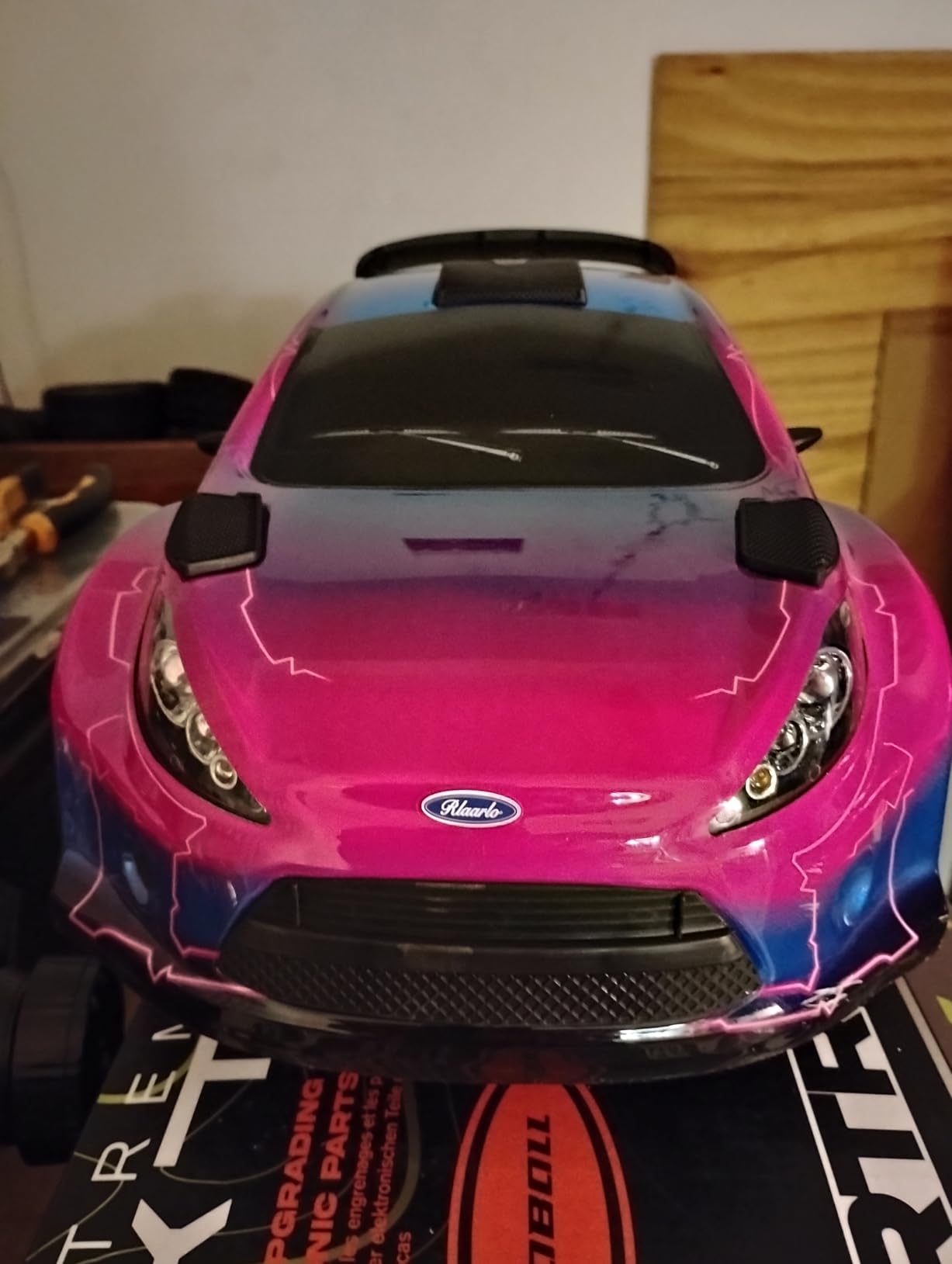 CROBOLL 1/10 Brushless Carbon Fiber RC Rally Cars with Gyro, Max 50 mph, RTR customer photo 1