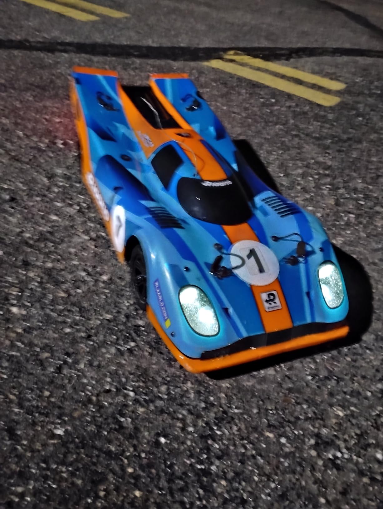 CROBOLL 1/10 Brushless Carbon Fiber RC Rally Cars with Gyro, Max 50 mph, RTR customer photo 2
