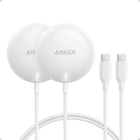 Anker Zolo Magnetic Wireless Charger, Qi2 Certified 15W MagSafe-Compatible Wireless Charging Pad, for iPhone 17/16/15 Series, AirPods, and More customer photo 1
