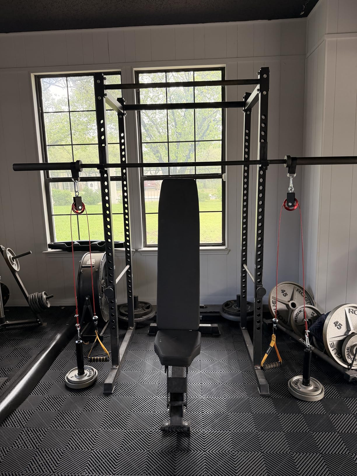 Wall Mount Cable Station, WM1 Cable Crossover Machine with 17 Positions, High and Low Cable Crossover Machine customer photo 1
