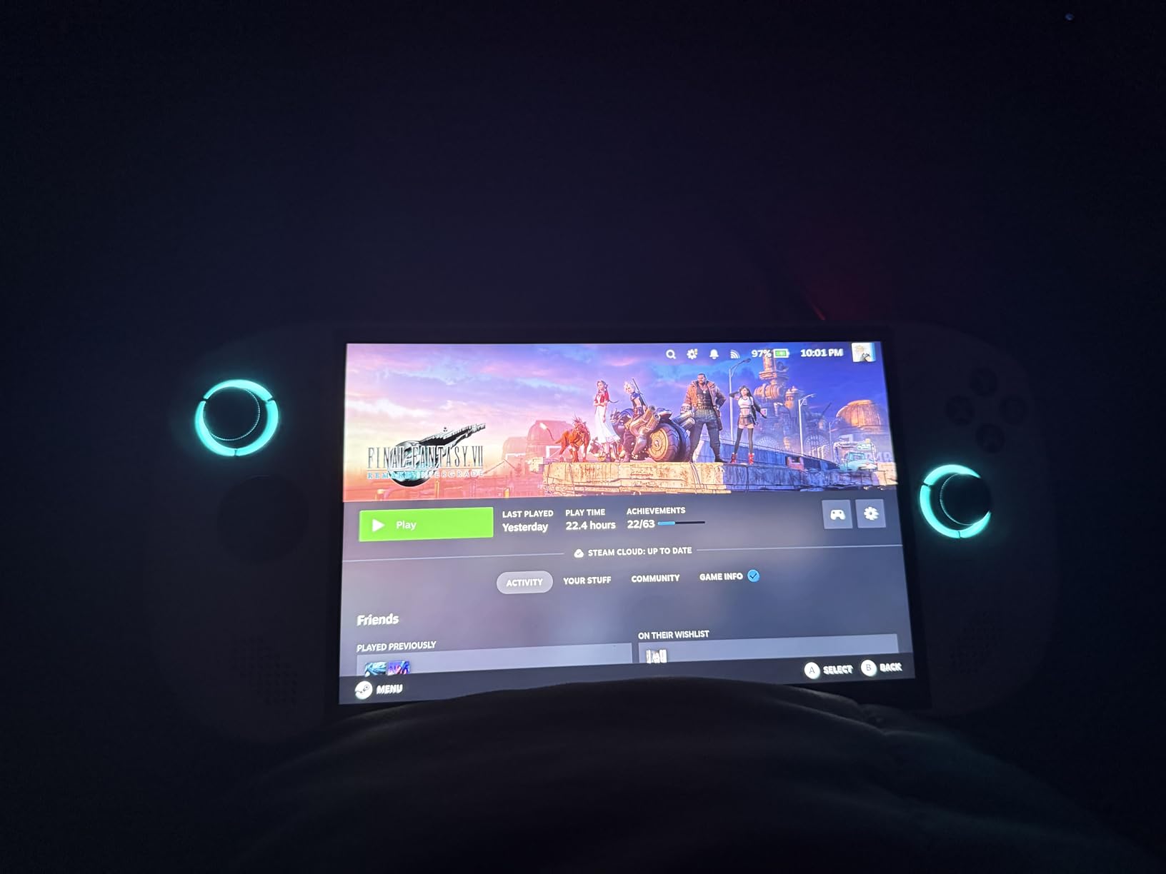 Lenovo Legion Go S - 2025 - Mobile Gaming Console - 8 inch PureSight IPS Display - 120Hz - AMD Ryzen Z2 Go - 16GB Memory - 512GB Storage - Glacier White customer photo 2