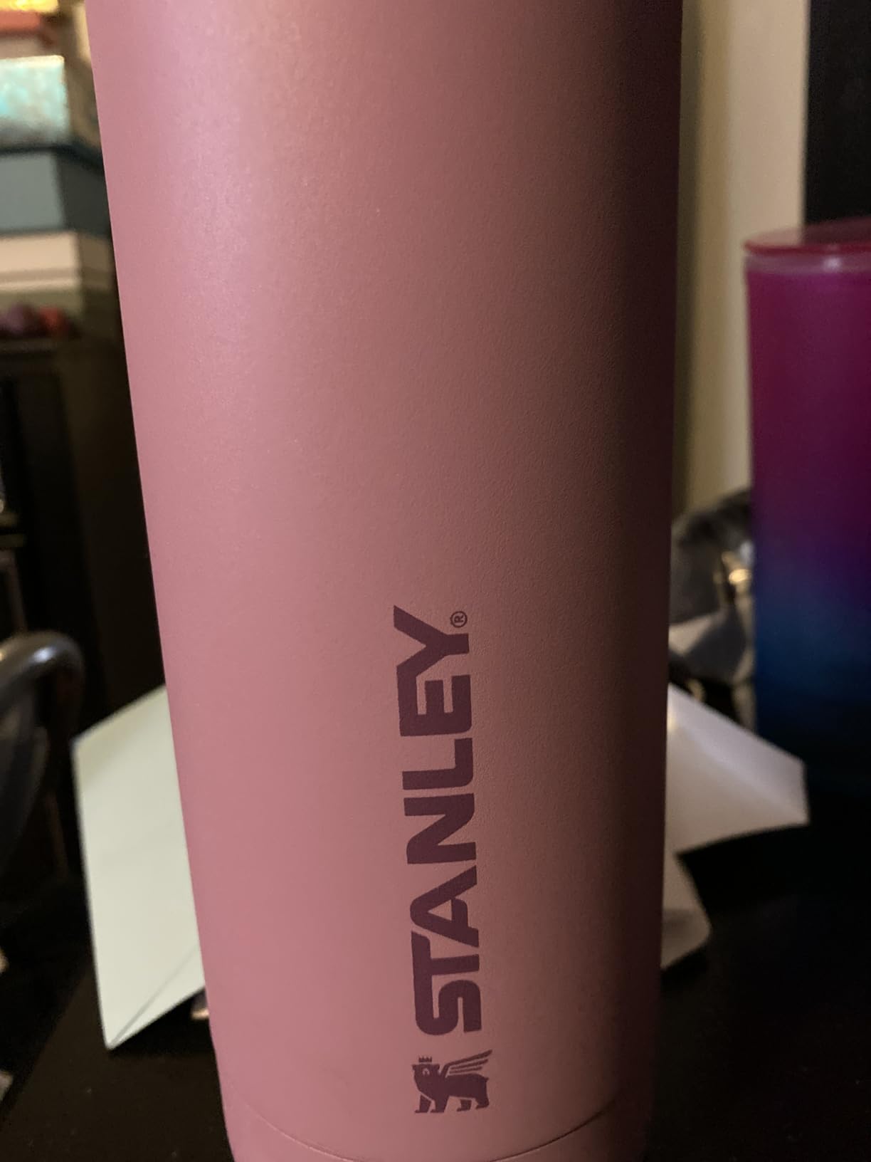 Stanley Quick Flip GO Water Bottle 36 oz | Push Button Lid | Leakproof and Packable for Travel and Sports | Insulated Stainless Steel | BPA-Free | Frost customer photo 1