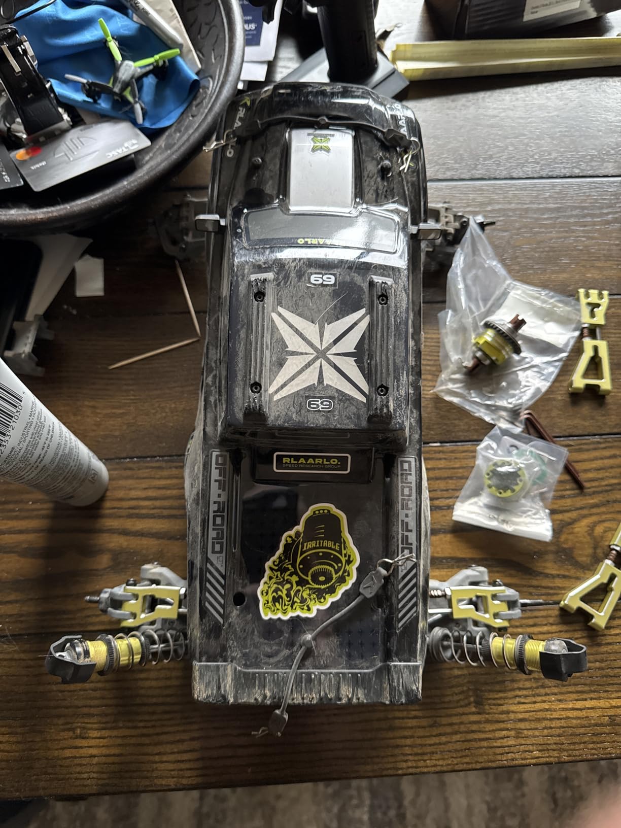RIAARIO 1/10 Brushless RC Cars, 50+ MPH, 4WD Trucks, Carbon Fiber, Ages 8+ | 60A ESC Monster Trucks, 3650 2650KV Brushless Motor, 3S LiPo, Gyro, CNC Central Differential, 11KG Metal Servo with 7075 Gear customer photo 2