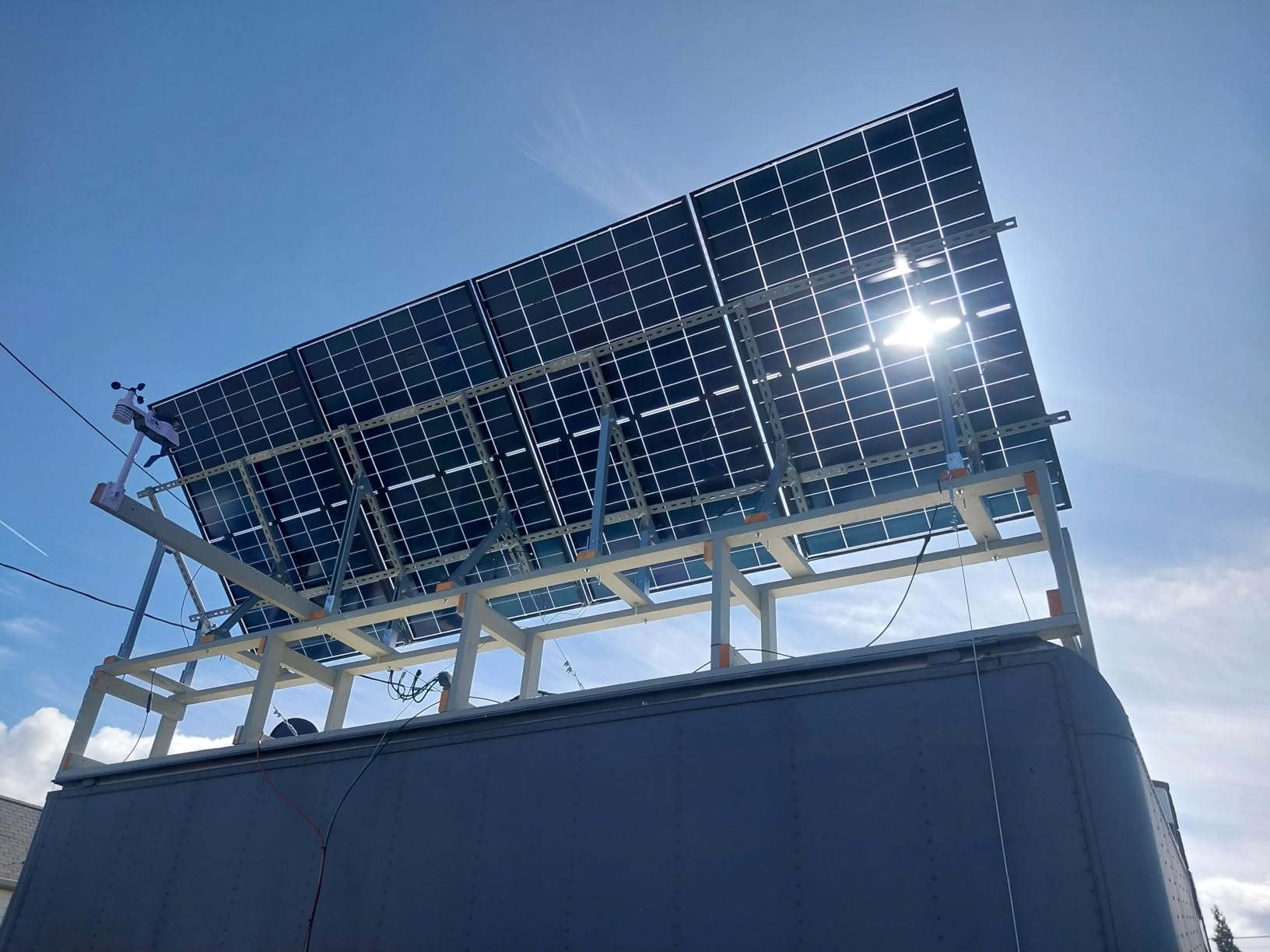 ECO-WORTHY Solar Ground Mount Adjustable Solar Panel Mounting Brackets System for 5pcs 400W/6pcs 300W/8pcs 200W Solar Panels, Ideal for Large-Scale Installations, Sites, Sheds and Farms Ground Mount customer photo 2