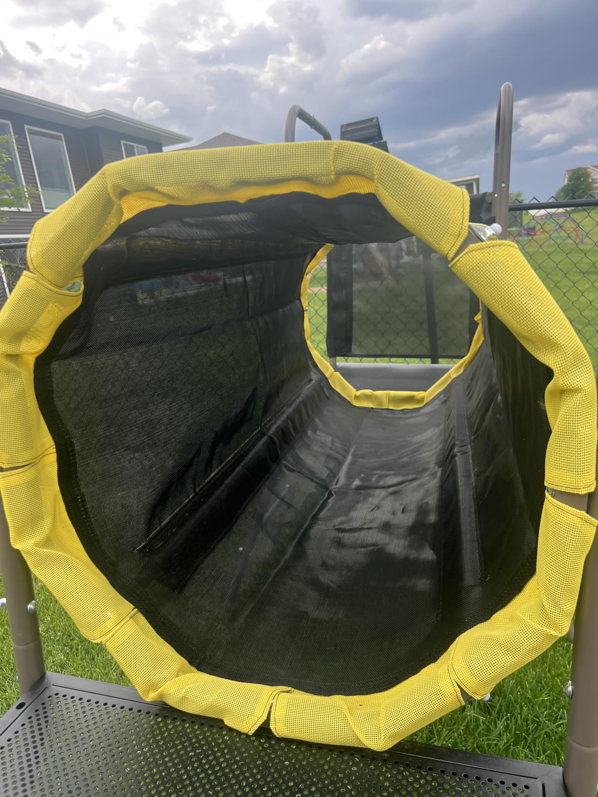 Hapfan 660lbs Swing Set with Slide, Crawl Tunnel and Monkey Bars for Backyard, 5 in 1 Metal Swingset Outdoor for Kids Aged 3-12 customer photo 1