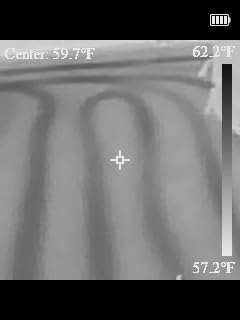 TOPDON TC004 Mini Thermal Imaging Camera, 240 x 240 TISR Resolution, 15-Hour Battery Life, 128 x 128 IR Resolution, 25Hz Handheld Infrared Camera with High/Low Temp Alerts, Auto Shutdown- Blue customer photo 2