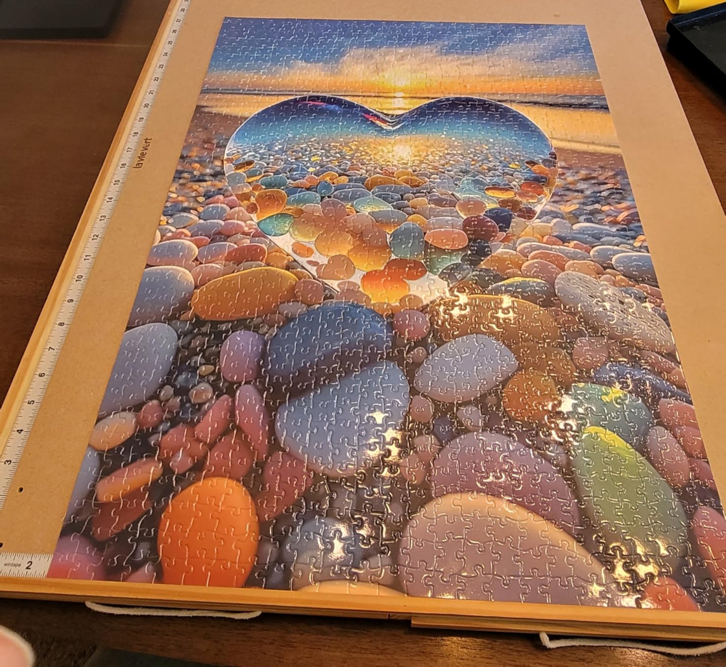 Jigsaw Puzzles for Adults 1000 Pieces, Love Pebbles Beach Puzzle, Impossible Difficult Hard Fun 1000 Piece Jigsaw Puzzles for Adults customer photo 1
