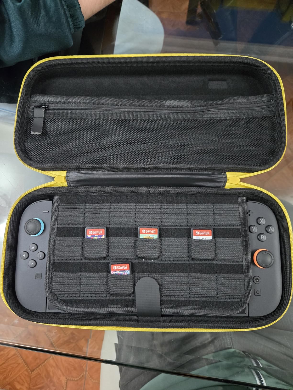 Orzly Case Compatible with Nintendo Switch 2 Protective Carry Case (2025 Model) with Screen Padding, Game Card microSD Pockets for Console and Accessories Screen Size 7.9