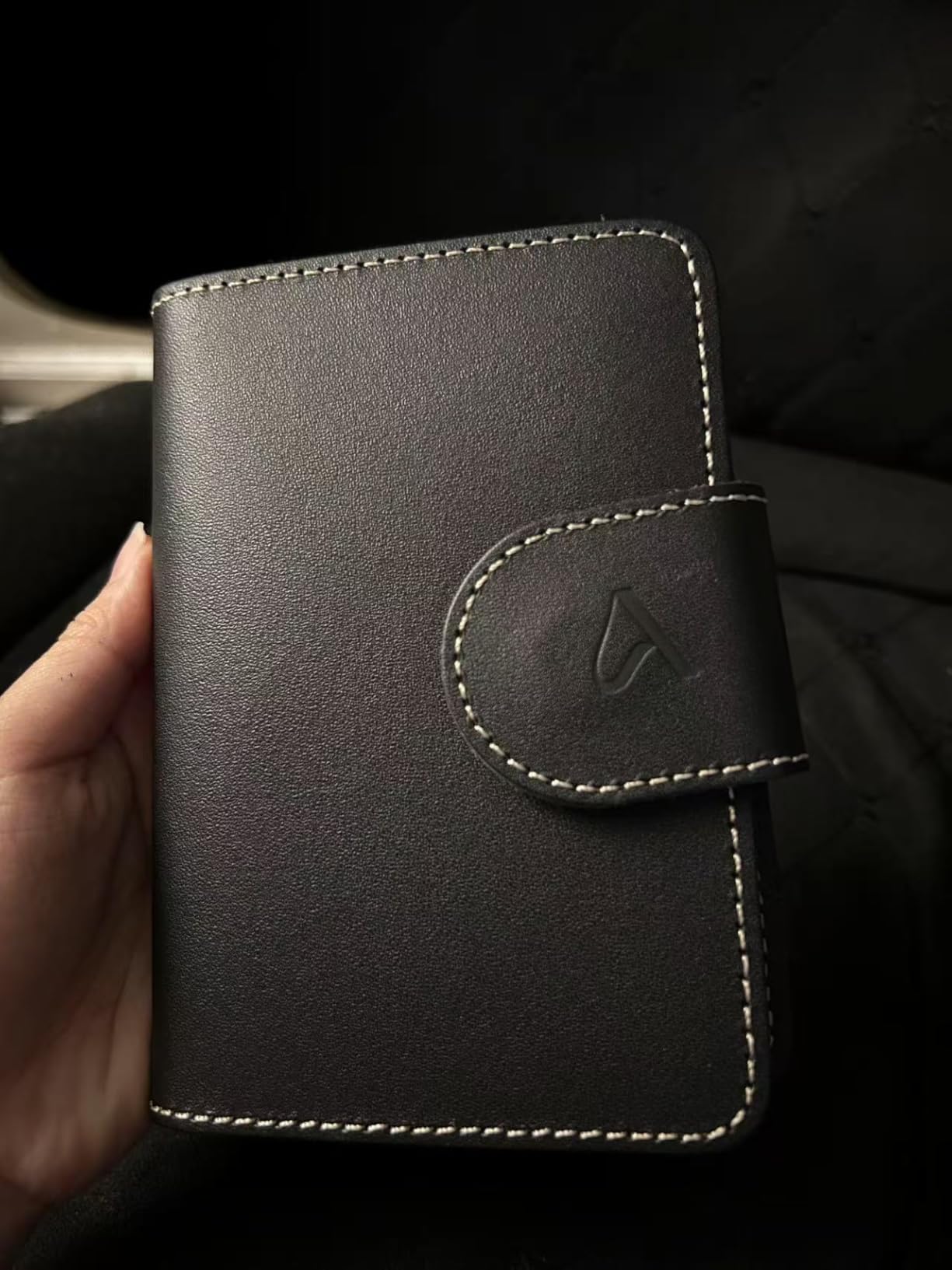 Passport Holder for Travel, Genuine Leather Passport Holder with AirTag Hidden, RFID Passport Cover Travel Wallet for Airport Essentials, Travel Must Haves Gifts (Coffee Brown) customer photo 2