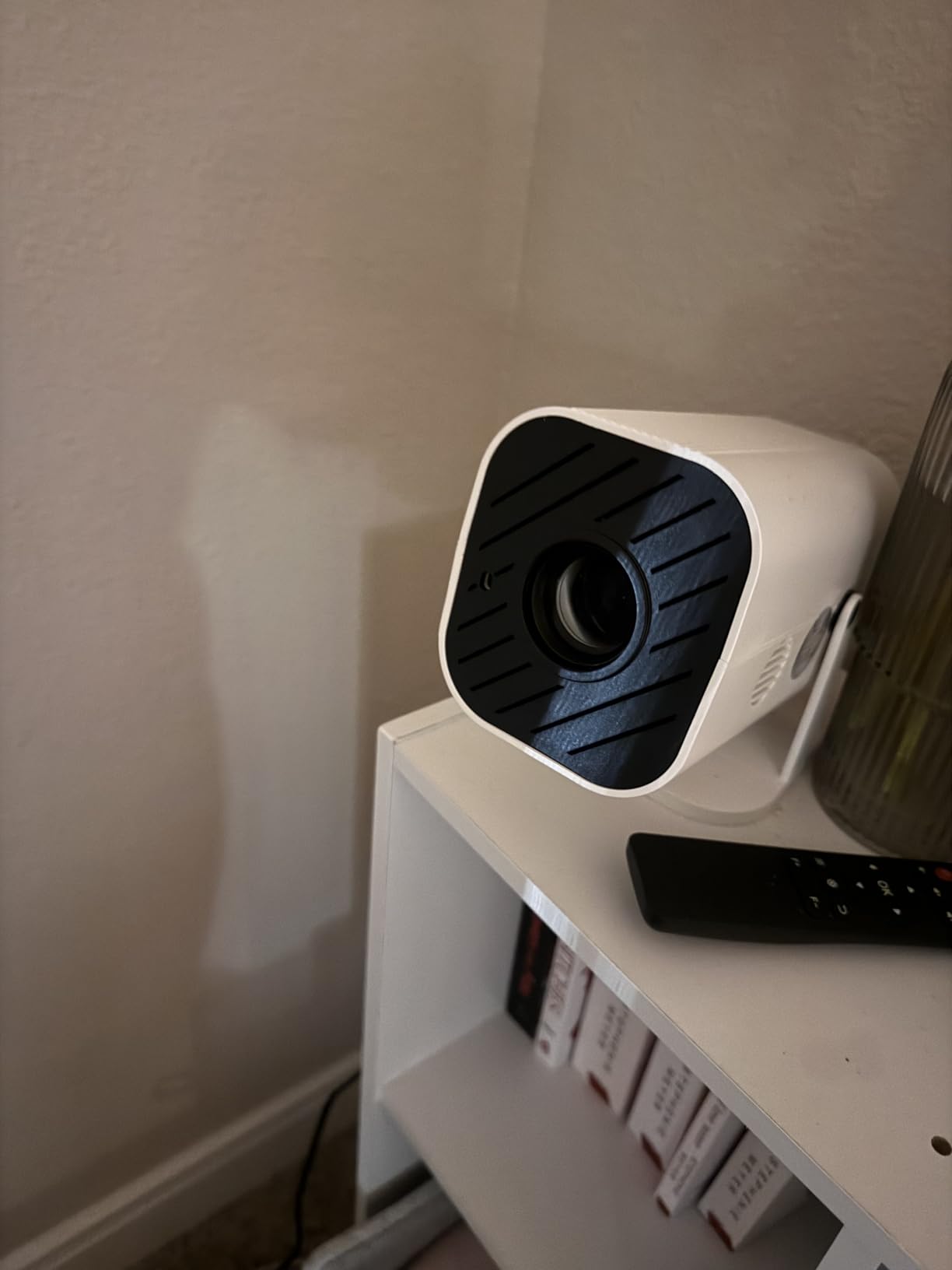 Mini Projector With Wifi And Bluetooth, 1080P Portable Projector, Built-in APPS & Electric Focusing & 210 Degree Rotation, Movie Projector for Bedroom customer photo 1