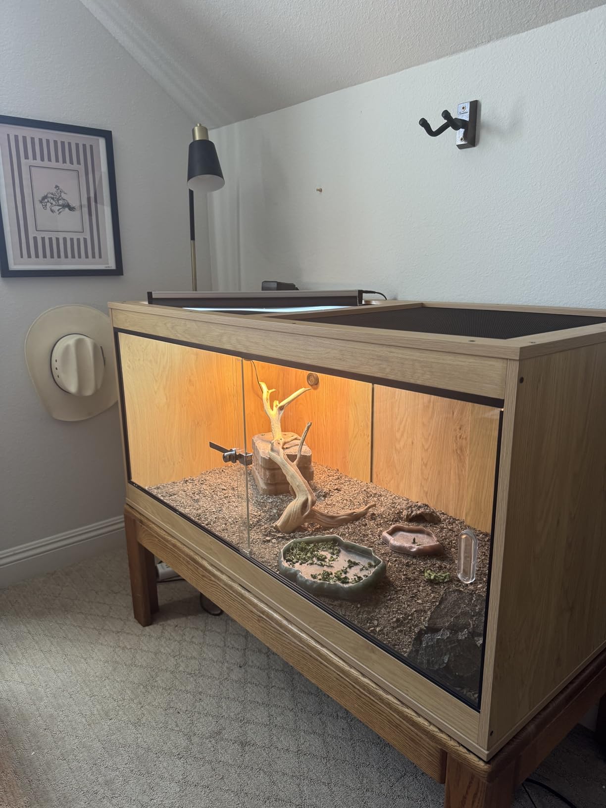 unipaws 110 Gallon Reptile Tank for Lizards, Bearded Dragon Enclosure Cage customer photo 2