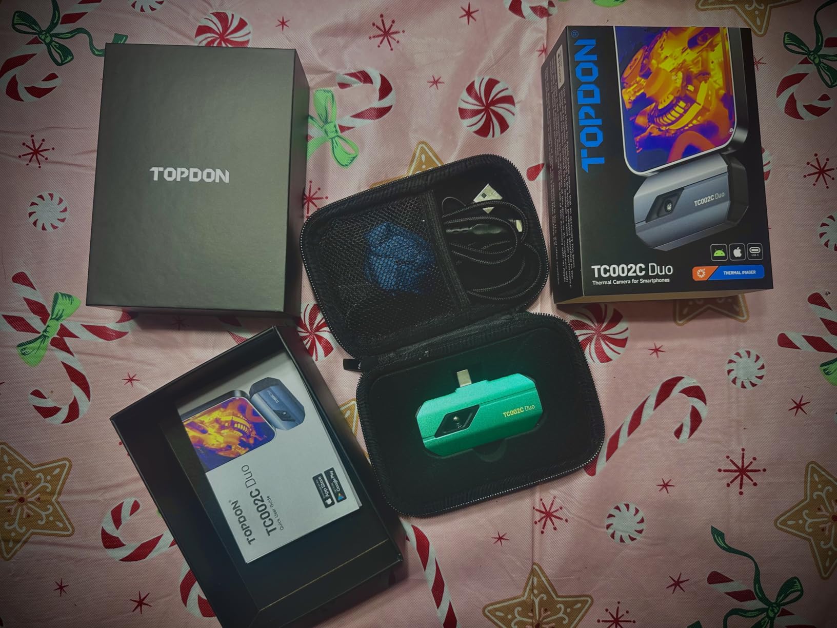 TOPDON TC002C Duo Thermal Camera, Compatible with Any USB-C iPhone, iPad & Android Device, 512 x 384 Super Resolution, 256 x 192 IR Resolution Thermal Imager, -4°F~1022°F Temp Range -Grey customer photo 2
