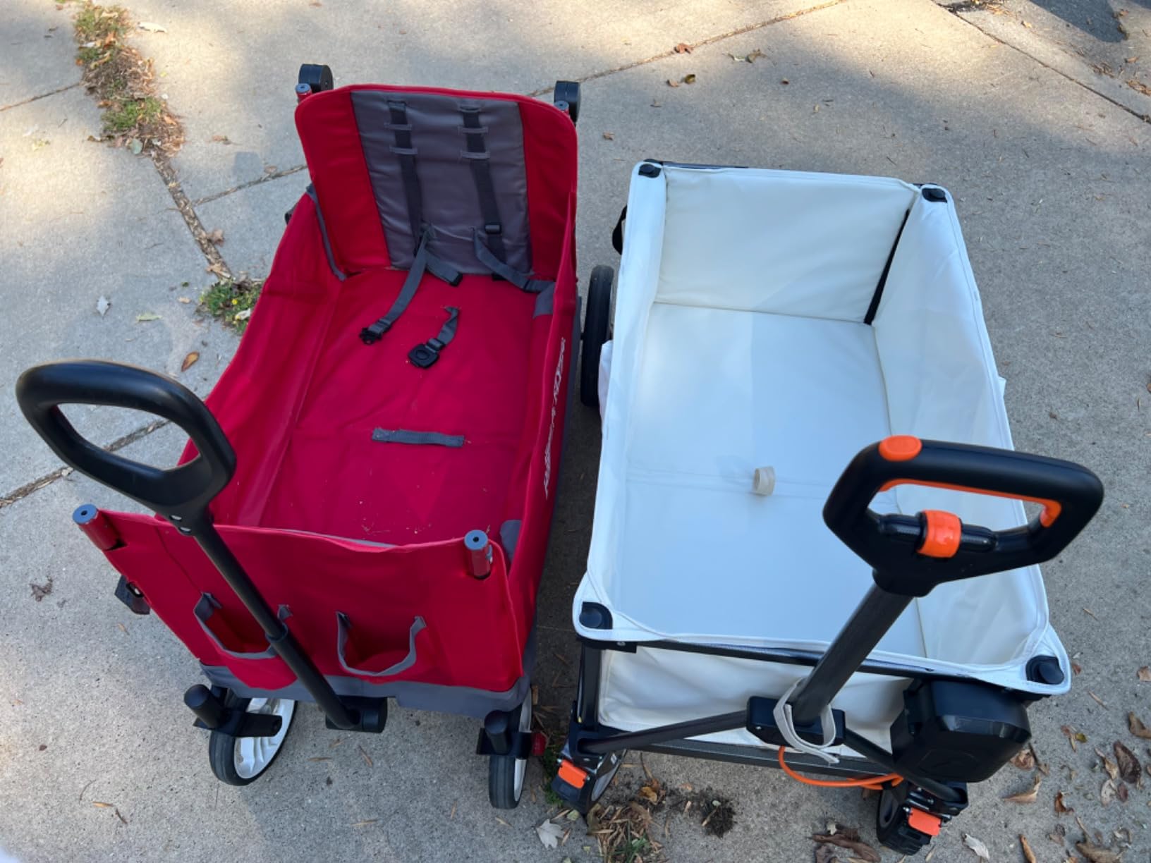 Litheli Electric Wagon Cart with 1 Battery, All-Terrain Wheels & Variable Speed | 200L Capacity, 300 lbs Heavy-Duty Utility Wagon for Camping Beach Garden Shopping customer photo 2
