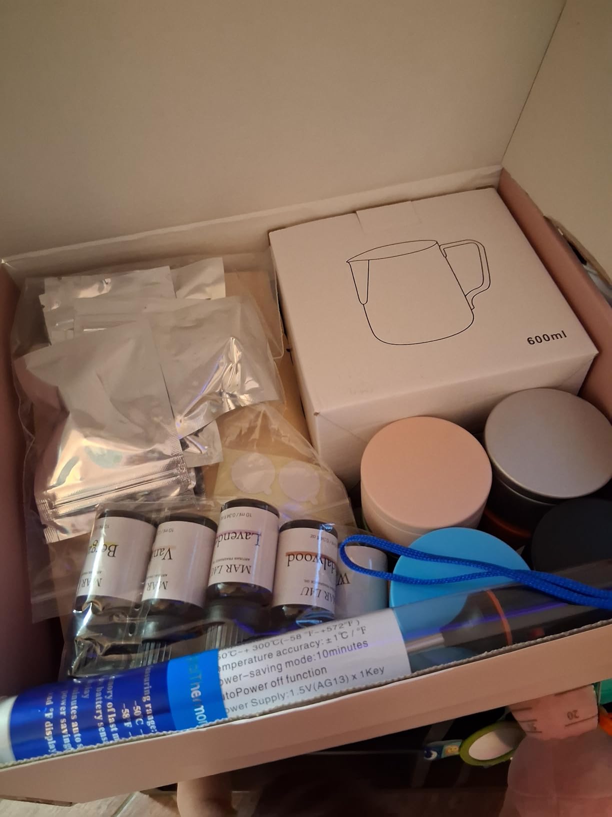 Mar Lau Soy Candle Making Kit for Adults - Complete DIY Candle Making Kit with 5 Fragrance Oils, Wax Melting Pot, Metal Tins, Beginner Candle Supplies customer photo 1