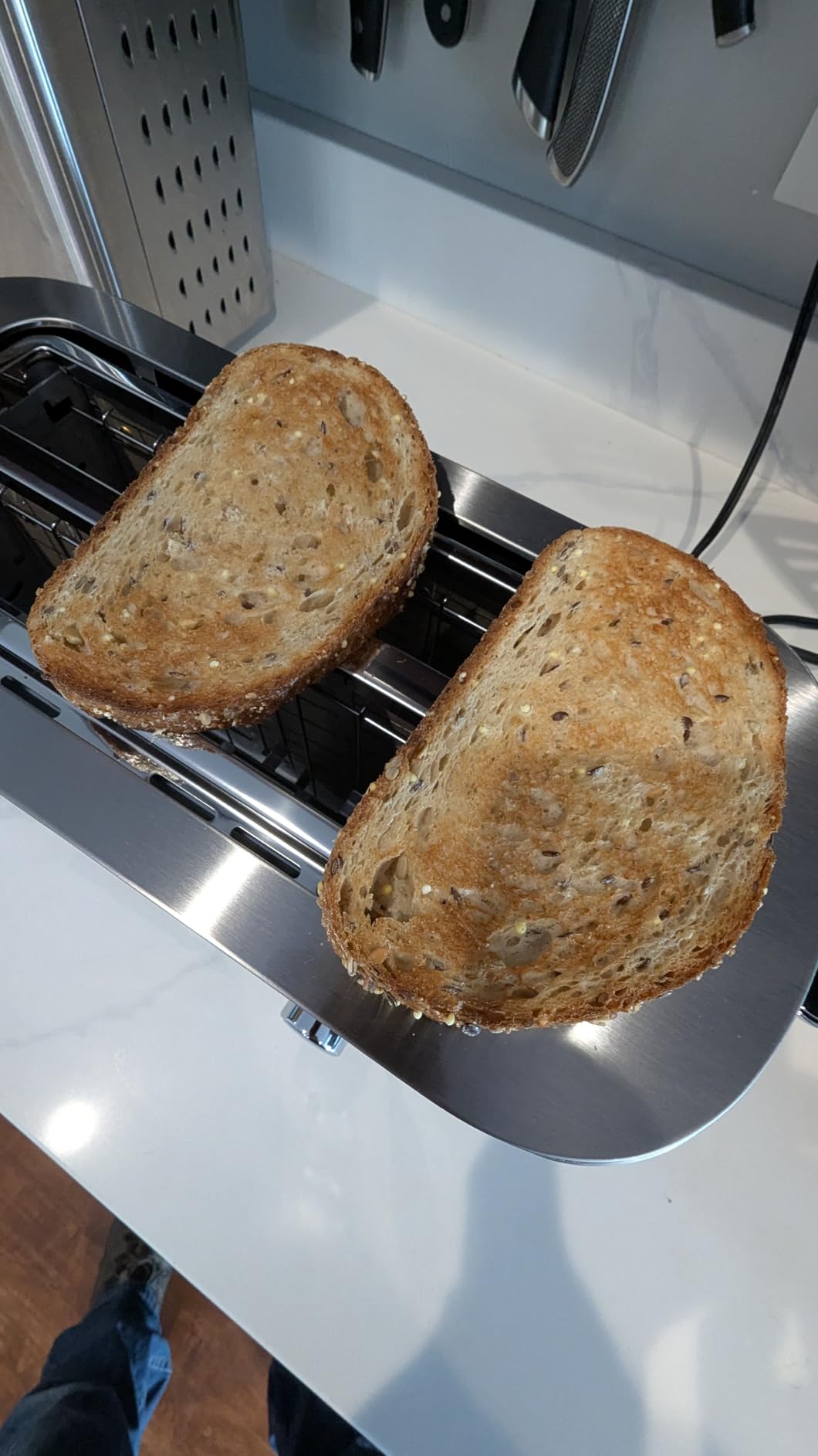 Elite Gourmet ECT4123X Long Slot 4 Slice Toaster, Extra Wide 1.5