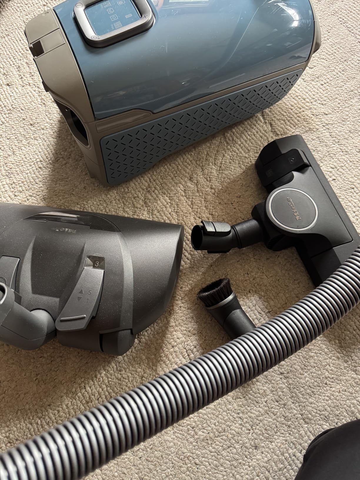 Miele Guard L1 Bagged Canister Vacuum Cleaner with AirClean Filter, Electro Plus Floorhead, AllTeQ Universal Floorhead, LED Display Panel, Nordic Blue/Space Grey customer photo 1