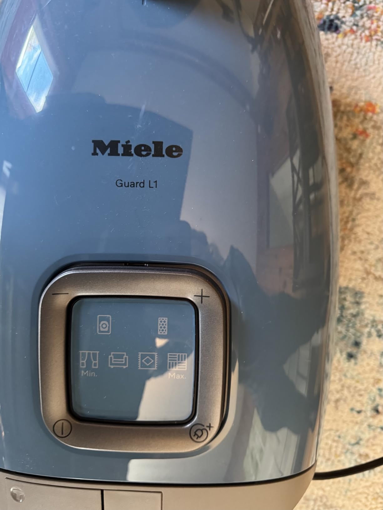 Miele Guard L1 Bagged Canister Vacuum Cleaner with AirClean Filter, Electro Plus Floorhead, AllTeQ Universal Floorhead, LED Display Panel, Nordic Blue/Space Grey customer photo 2