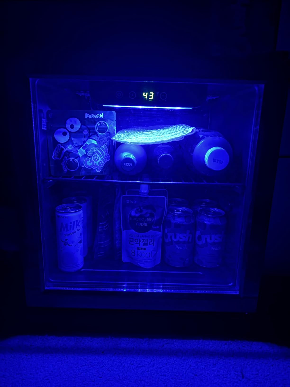 Antarctic Star 48 Can Beverage Refrigerator, 12 Bottle Wine Cooler with Stainless Steel Glass Door, Digital Temperature Display, Electronic Temperature Control, Silver customer photo 2