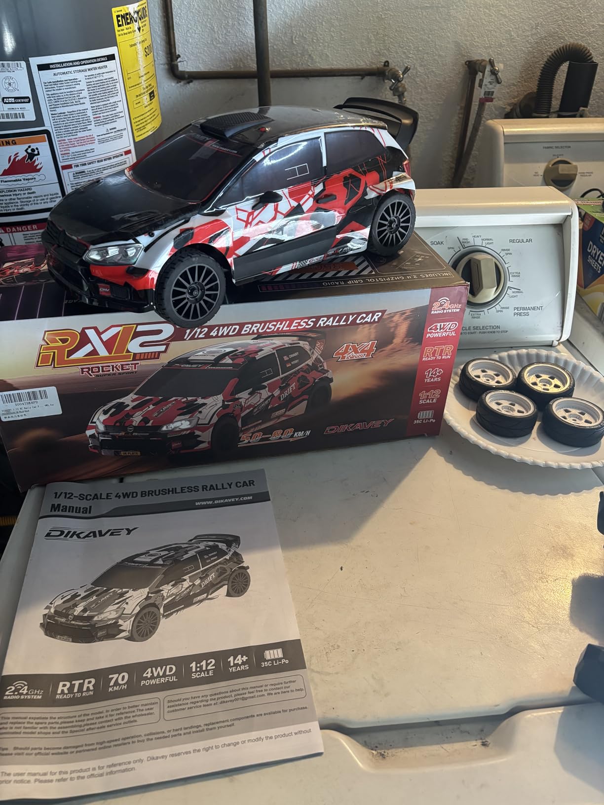 1:12 RC Rally Car Fast Max 50 MPH, Drift Car with Gyro 4X4, Brushless Fast RC Cars with 3S 2200 mAh Battery, 1/12 Remote Control Cars for Adults for 4WD, for Racetrack & Mud-Red customer photo 1