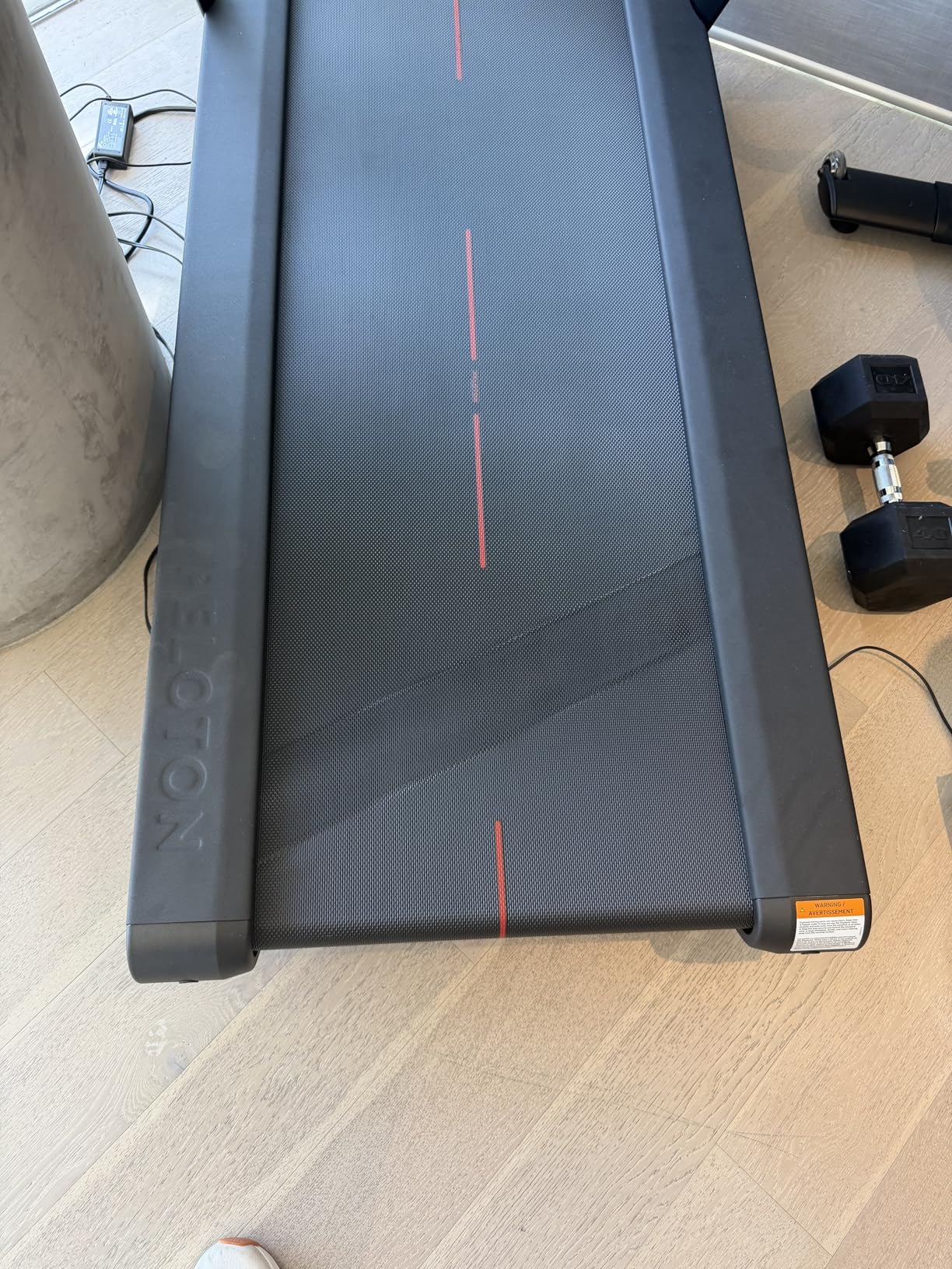 Peloton Cross Training Tread, Treadmill for Running, Walking, and Hiking with 24