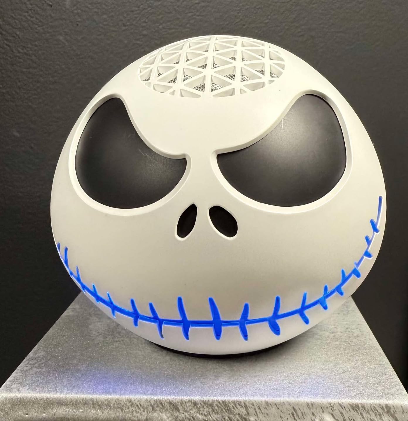 Echo Dot Bundle: Echo Dot (5th Gen) Glacier White and Nightmare Before Christmas Sally Stand customer photo 2