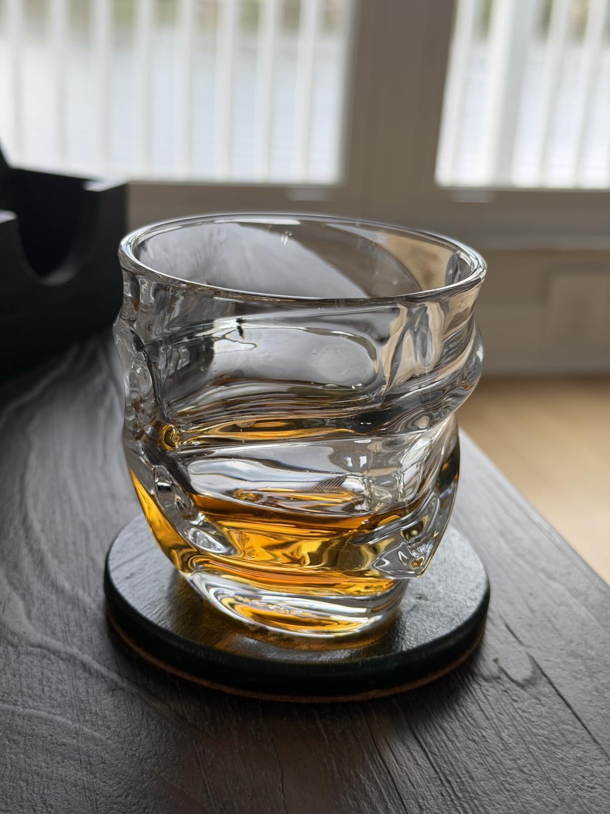 TSUKIGLASS Storm Premium Japanese Crystal Whiskey Glasses Set of 4 - Gift Ready Box, 100% Ultra Clarity Lead-Free Crystal, 10oz Tumblers for Bourbon, Scotch & Cocktails customer photo 1