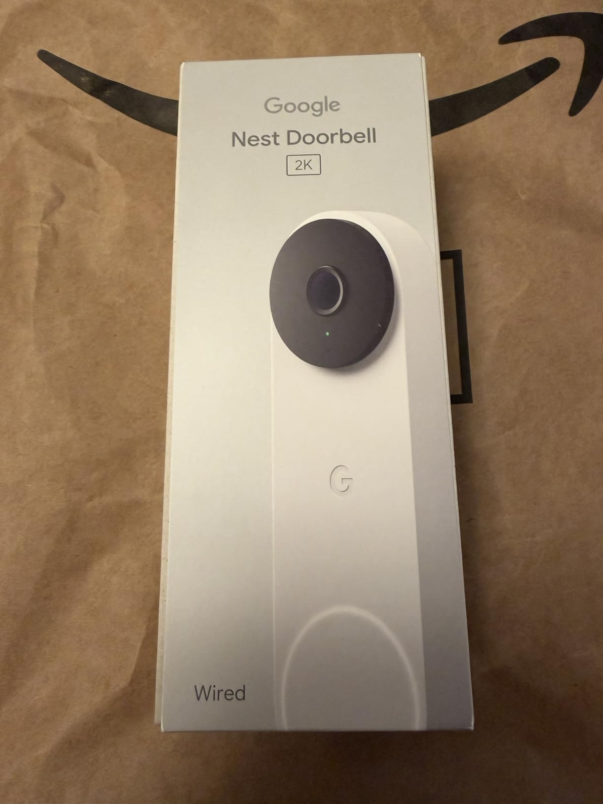 Google Nest Doorbell (Wired, 3rd Gen) - 2K Video and Gemini, Live View, Night Vision, 2-Way Audio - Works with Google Home - 2025 Model customer photo 1