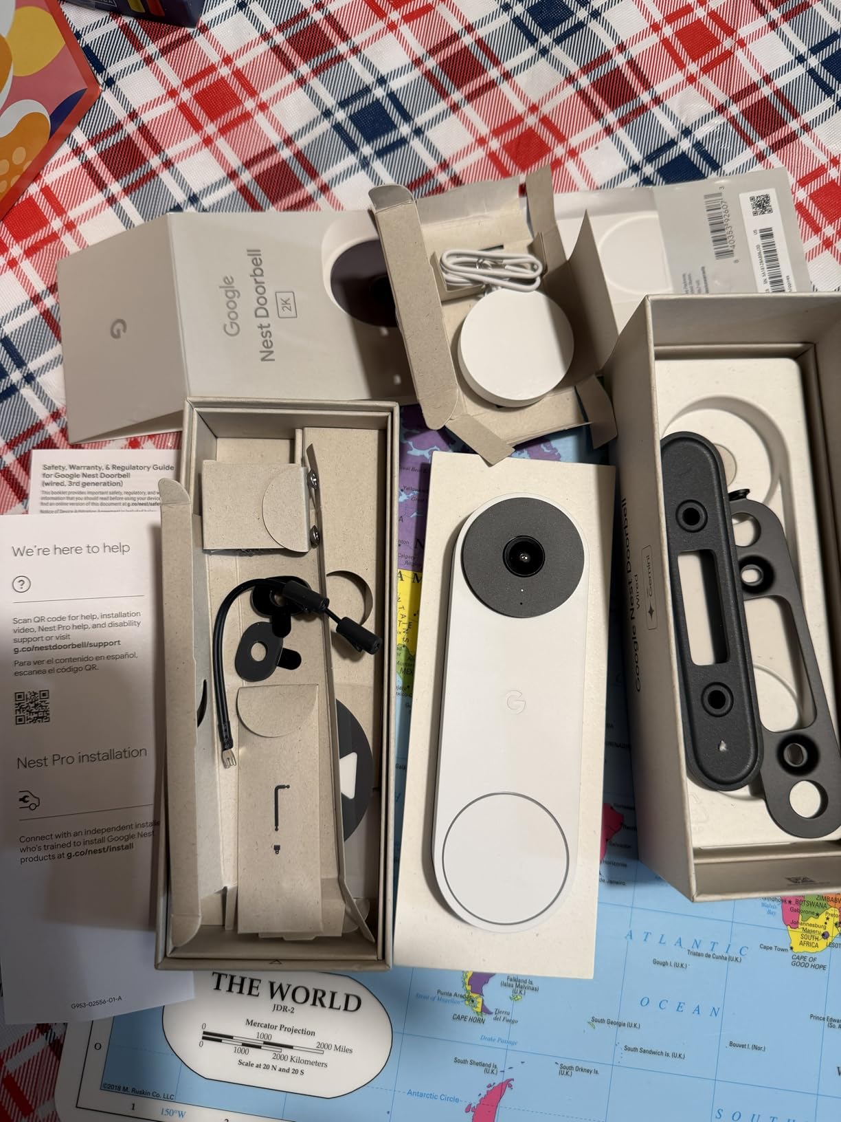 Google Nest Doorbell (Wired, 3rd Gen) - 2K Video and Gemini, Live View, Night Vision, 2-Way Audio - Works with Google Home - 2025 Model customer photo 2