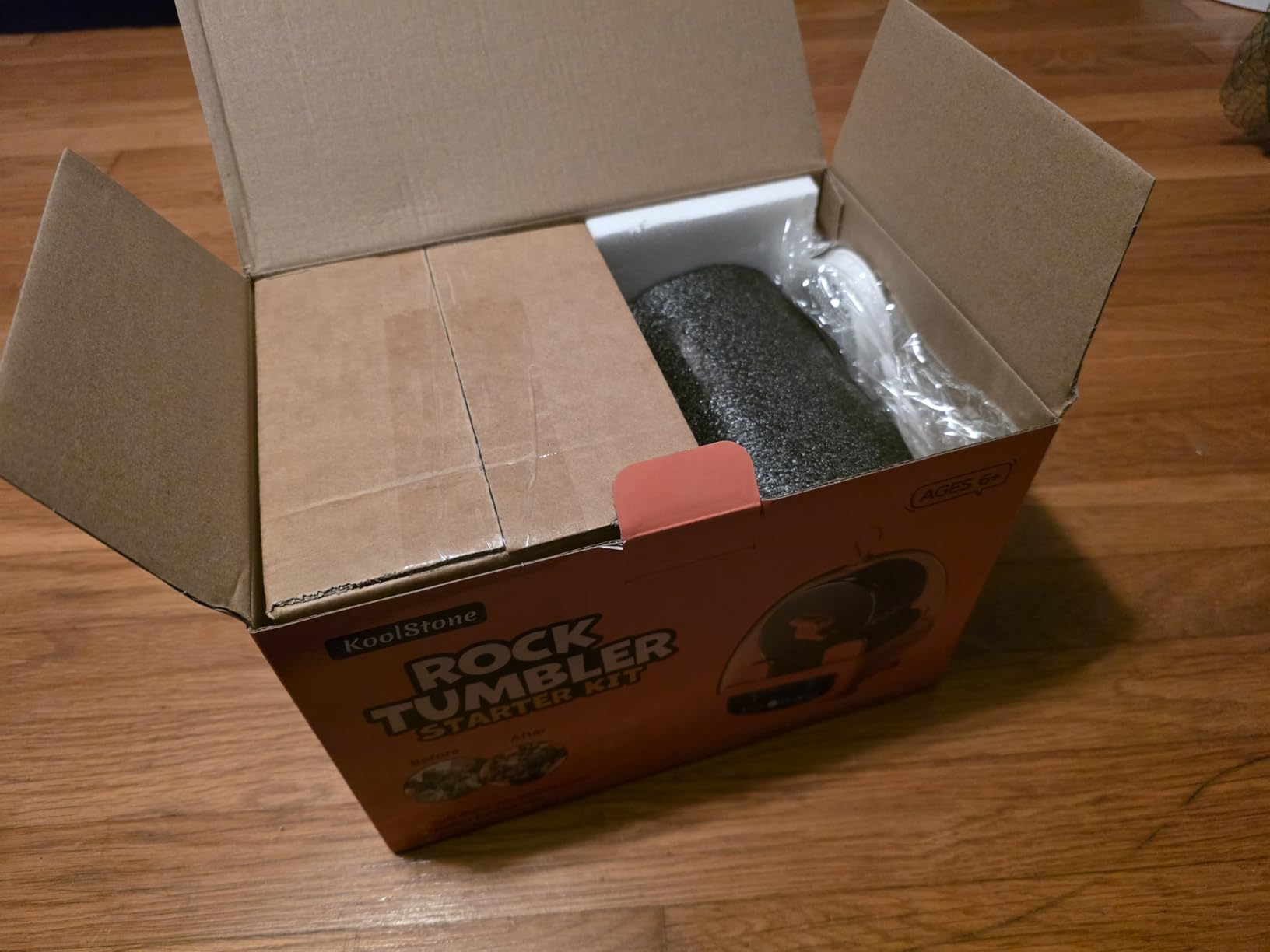 C5 Starter Rock Tumbler Kit - Durable Leak-Proof Rock Polisher - Complete Rock Tumbling Kit with 4-Stage Silicon Carbide Grit - Adjustable Timer & Speed with Memory Function customer photo 2
